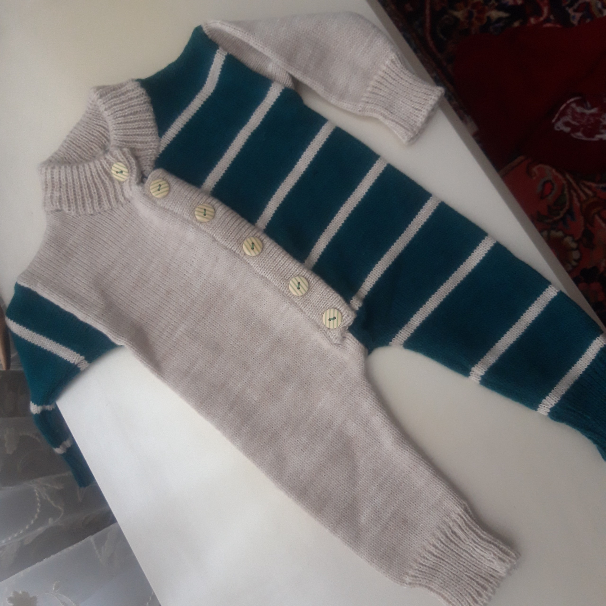 سرهمی بافتنی نوزادی