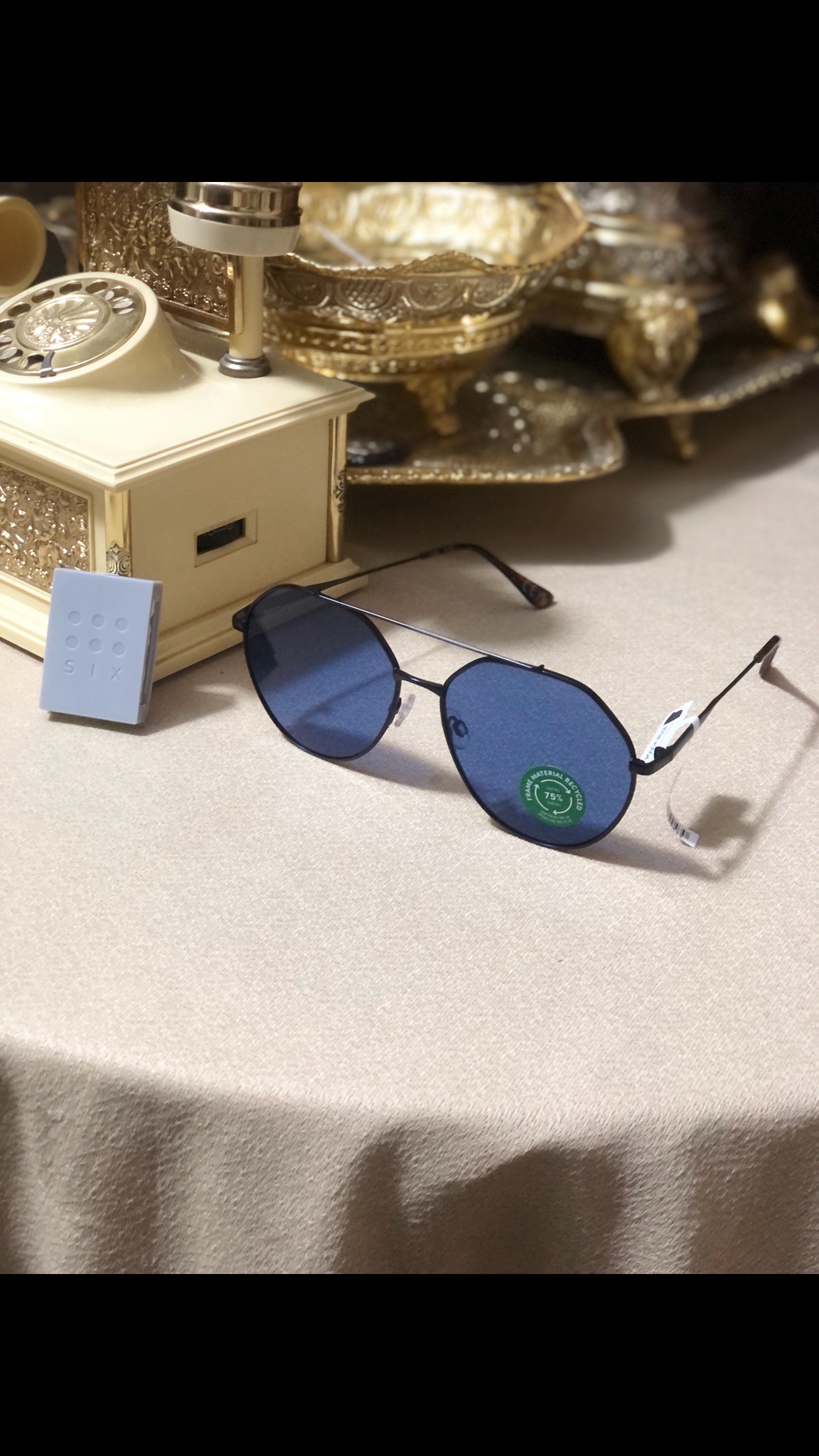 عینک مردانه برند six المان مدل 003