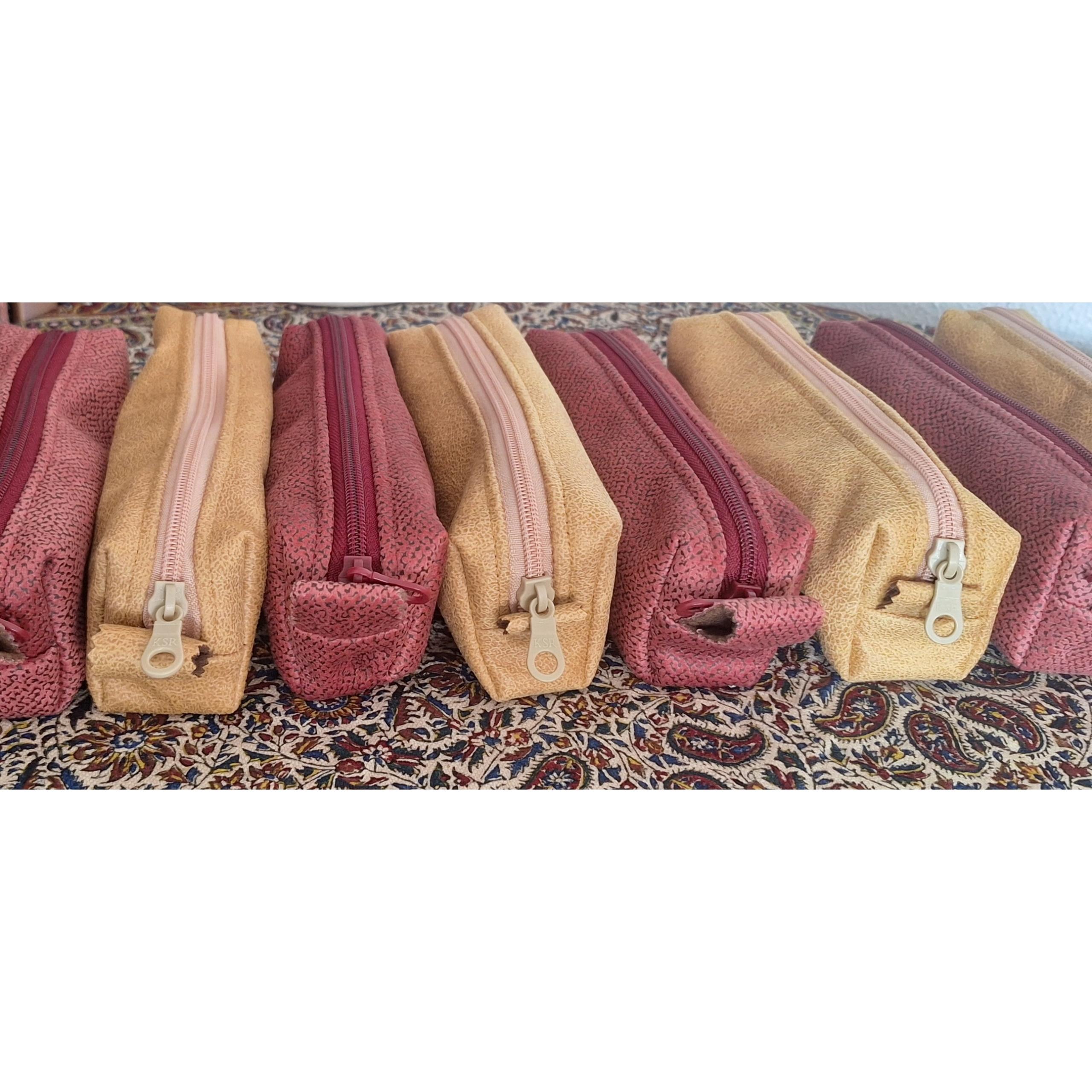 جامدادی ساده مخمل و چرمی