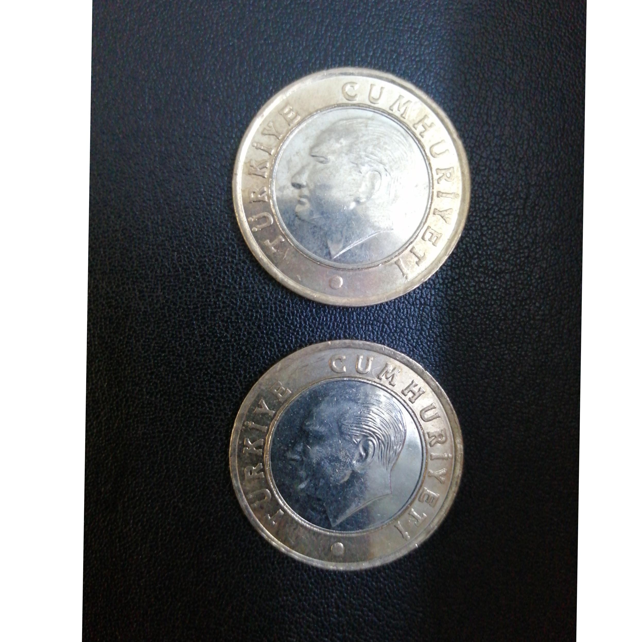 جفت سکه 1 لیر ترکیه