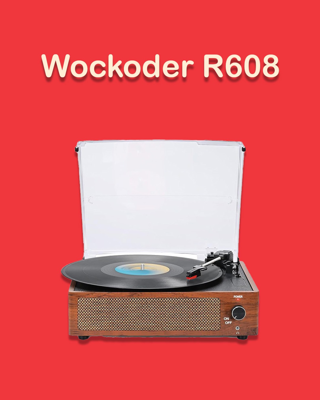 گرامافون کلاسیک مدل Wockoder R608