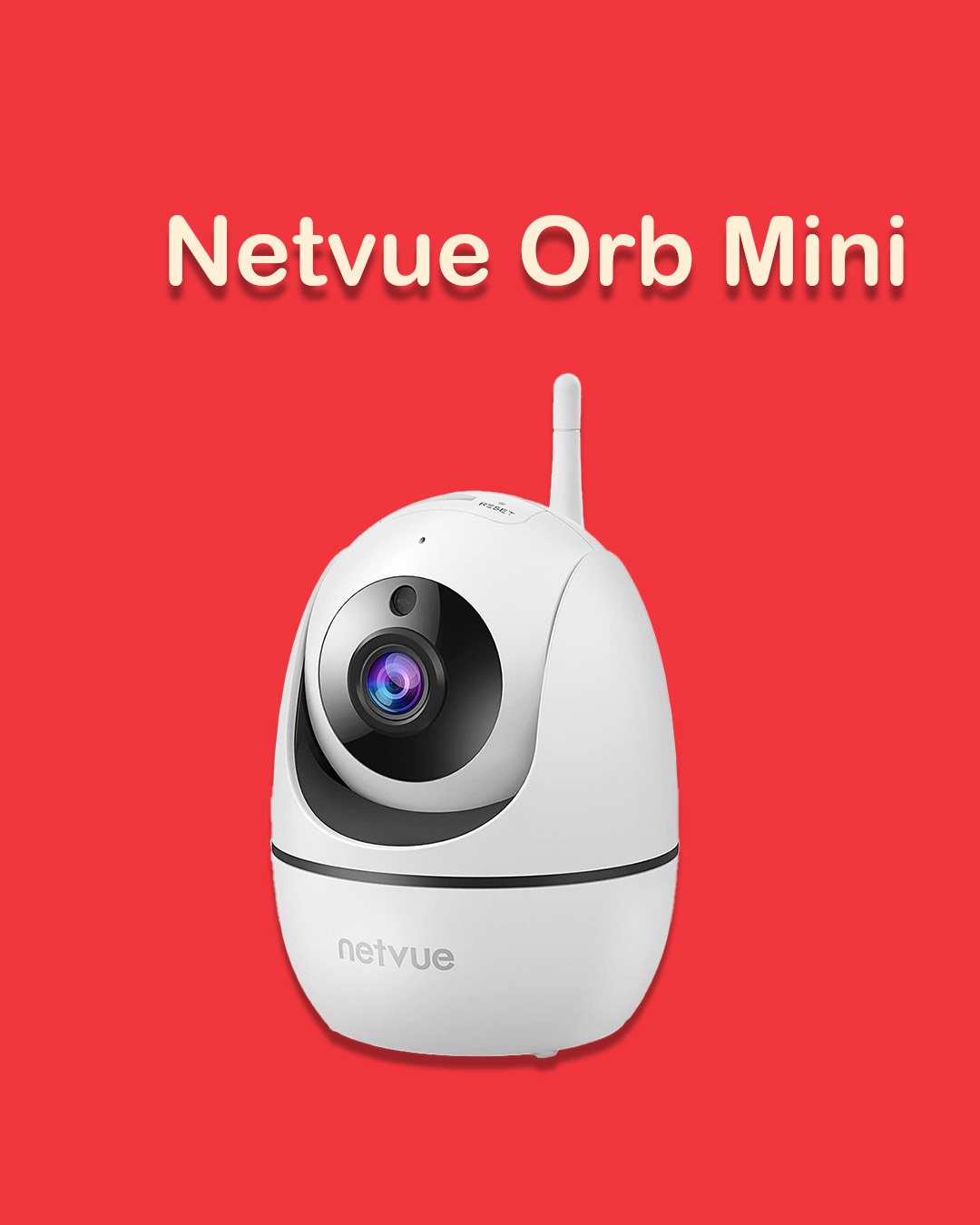 دوربین بیسیم تحت شبکە 360درجە Netvue Orb Mini