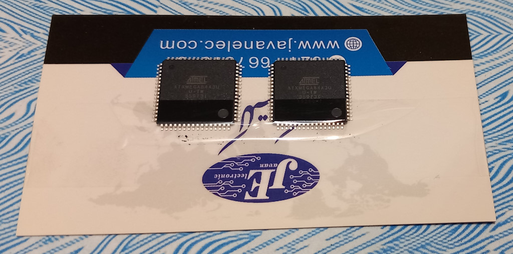 میکروکنترلر ATXMEGA64A3U اورجینال