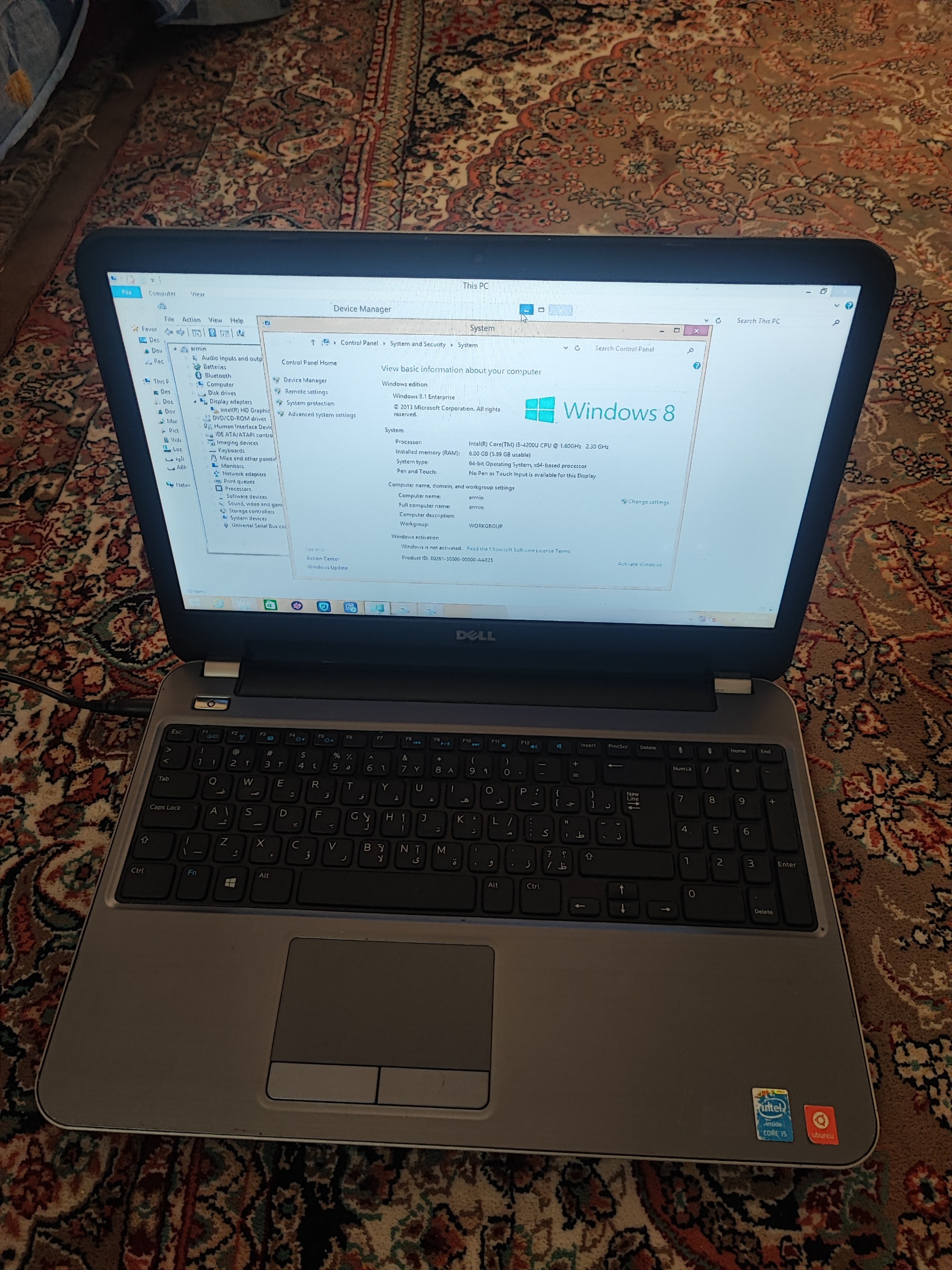 مزایده تکرار نشدنی لپ تاپ برند dell