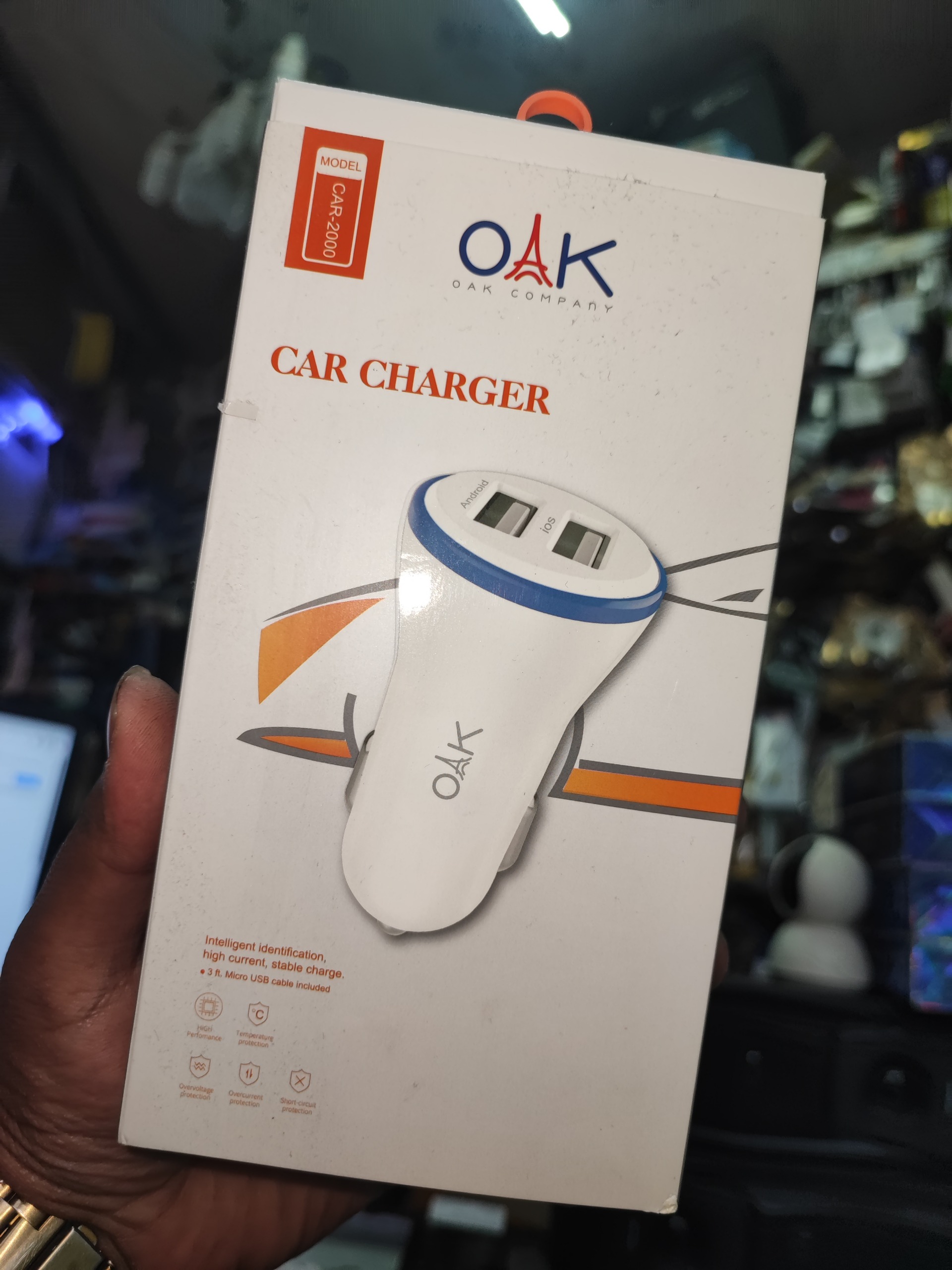 حراج شارژر فندکی دوپورت OAKاورجینال
