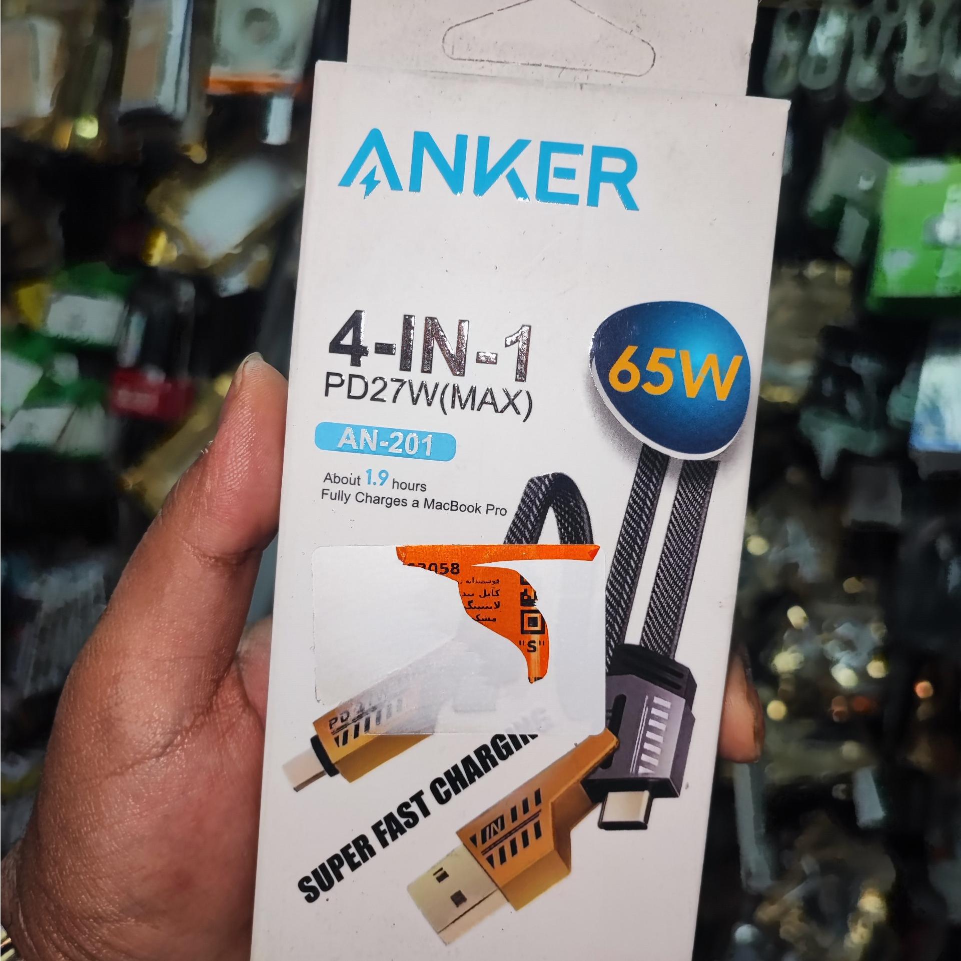 حراج واقعی کابل 4کاره برند ANKERبارآمازون