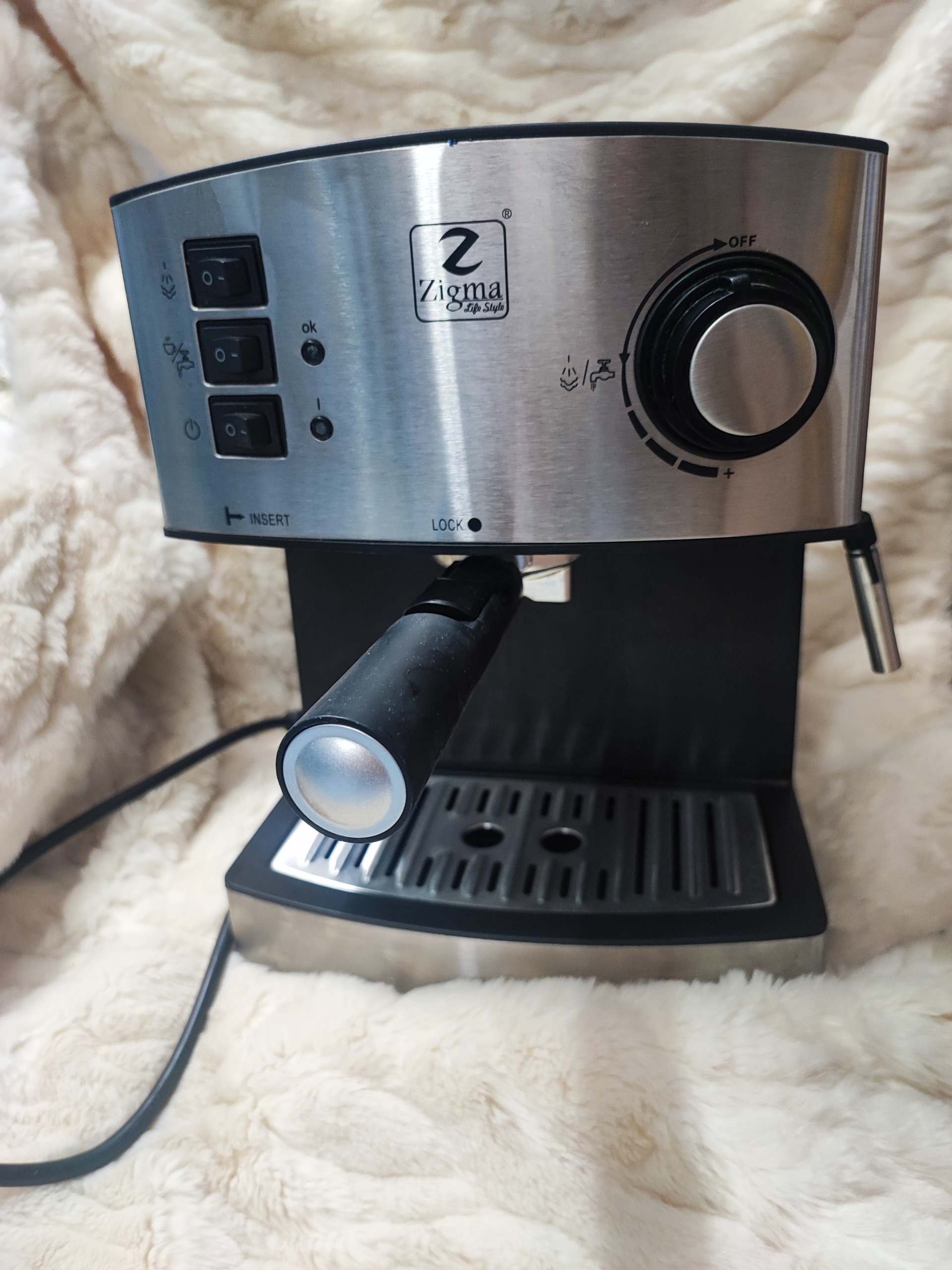 حراج دستگاه اسپرسو اورجینال با نازل بخار