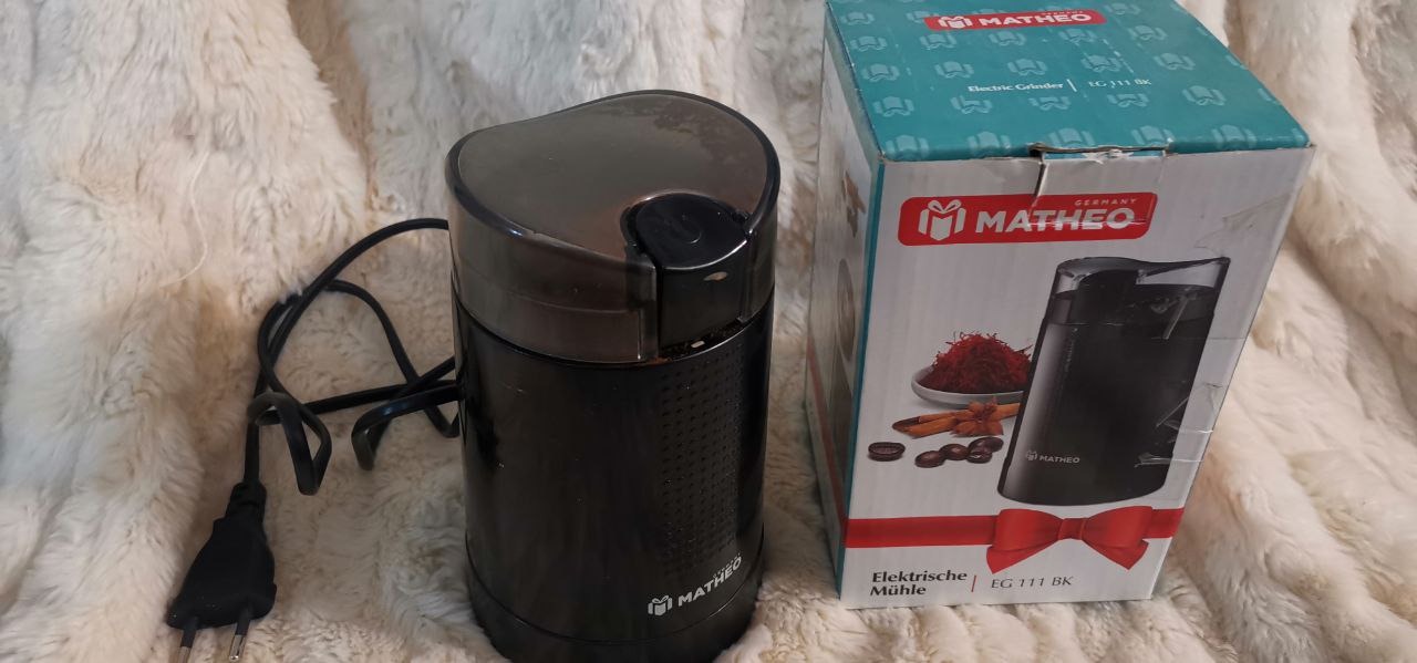 حراج آسیاب قهوه متئو اورجینال در حد آک