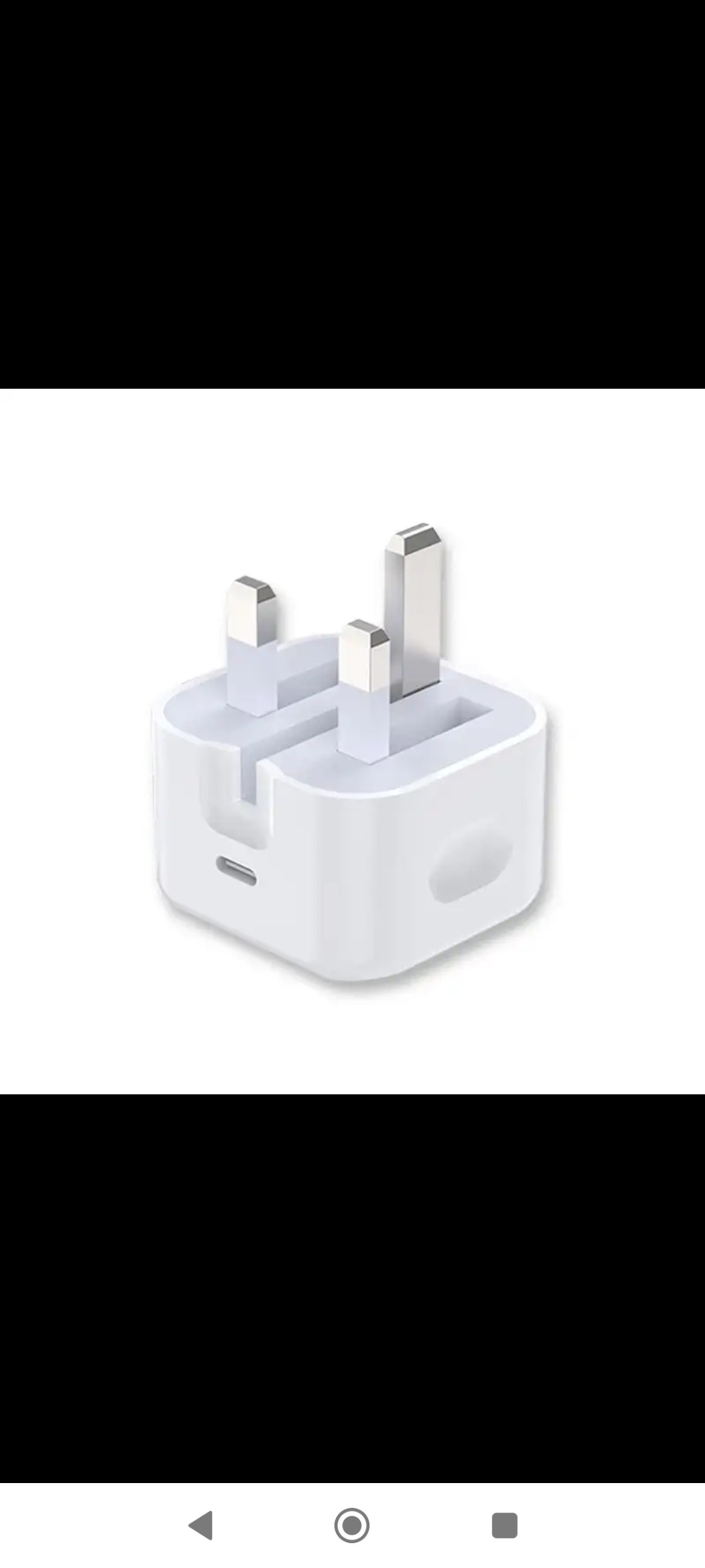 مزایده تکرار نشدنی شارژر 20 وات آیفون