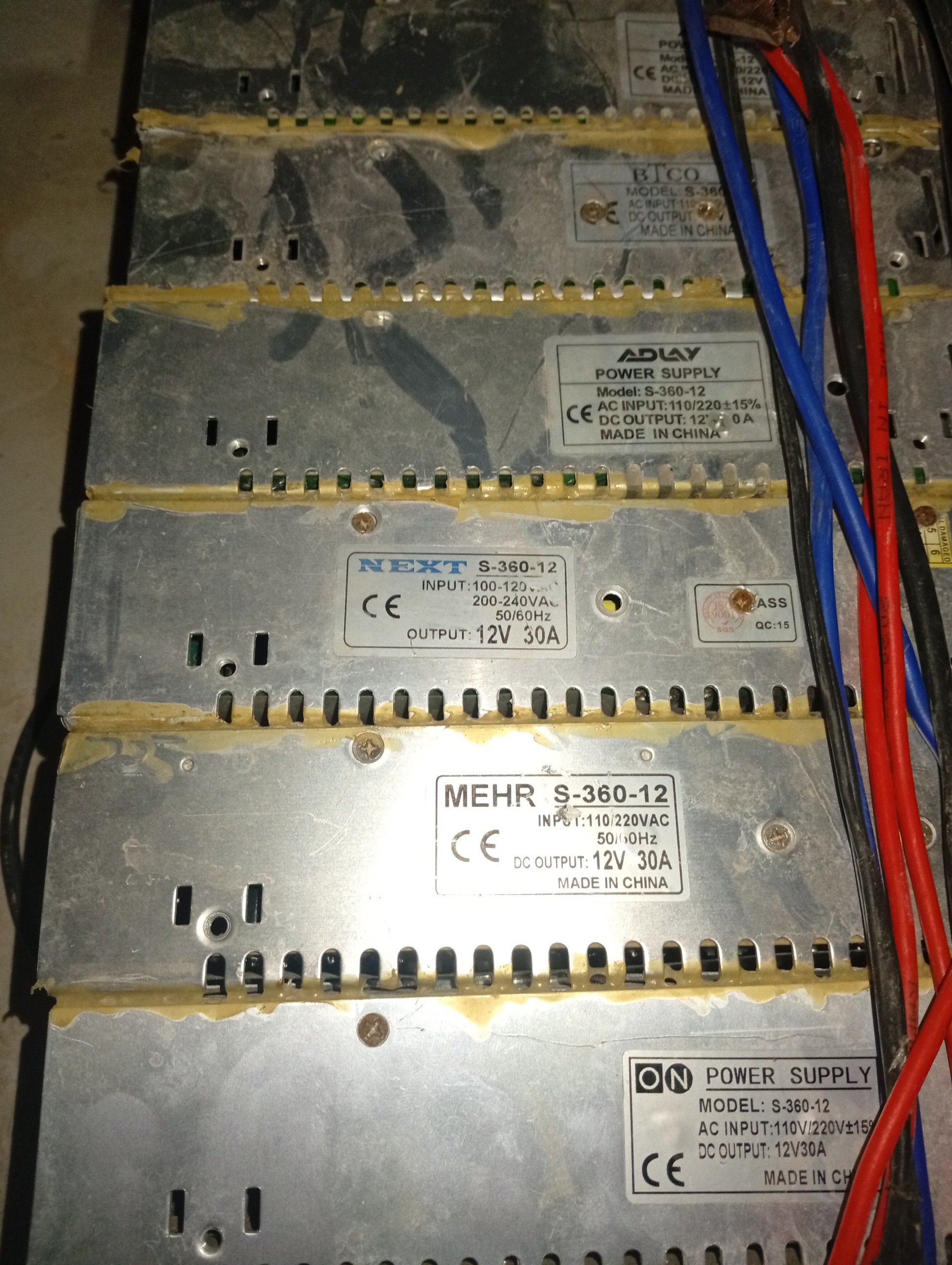 منبع تغذیه سوئچینگ12ولت30آمپر