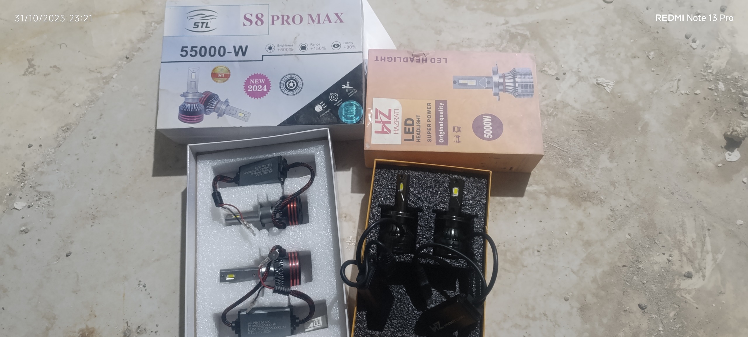 هدلایت207نور بالا و پایین