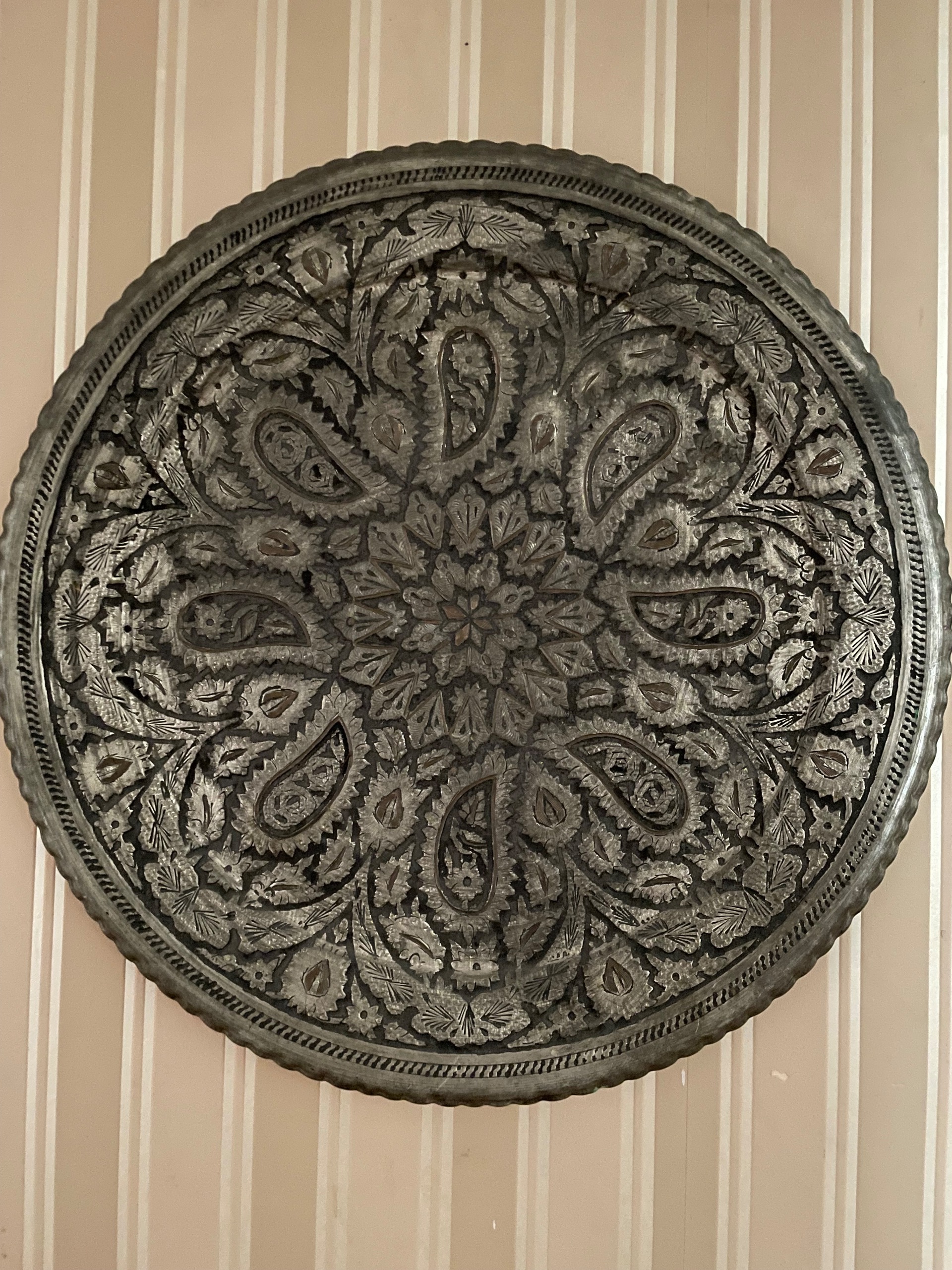 سینی قلم زنی اصفهان قدیمی