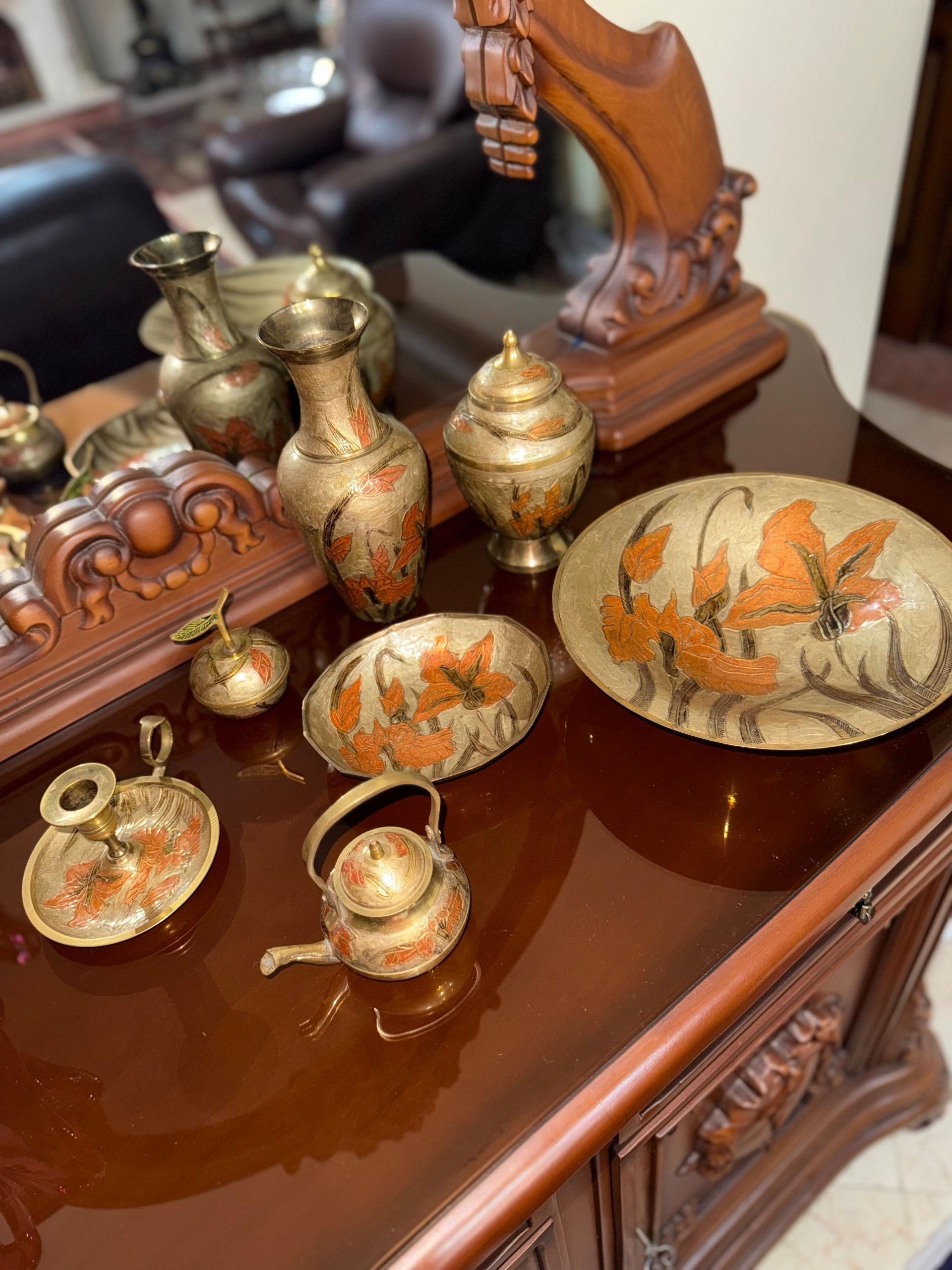 ظروف برنجی کلکسیونی