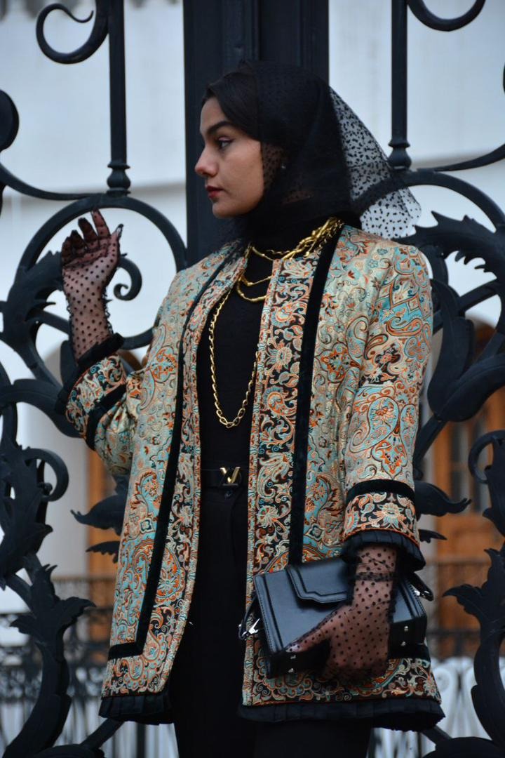 کت زنانه ترمه دوزی