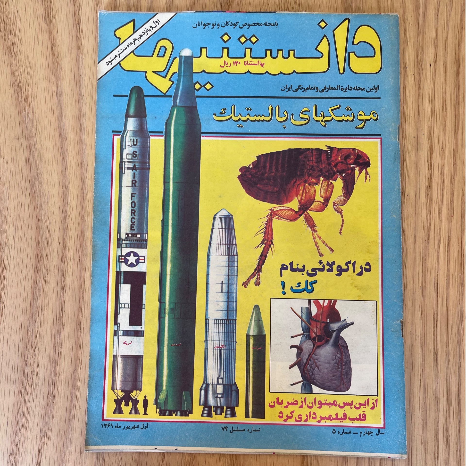 مجله دانستنیها شهریور 1361