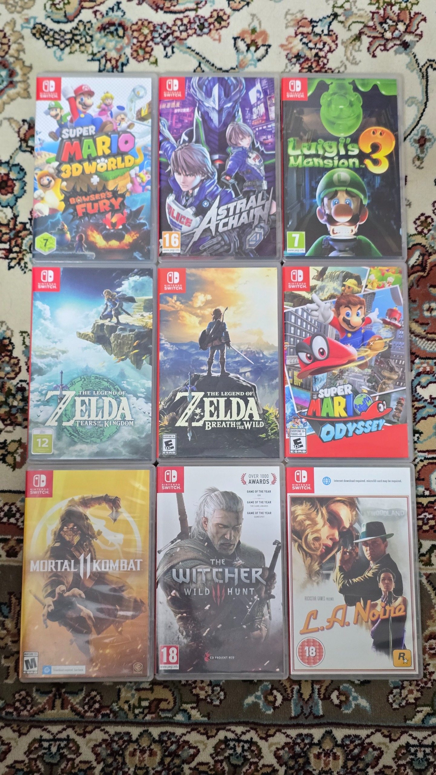 9 عدد بازی درحد نو نینتندو سوییچ nintendo switch