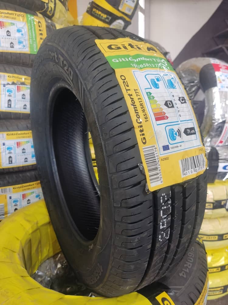 لاستیک جی تی مدل giti comfort t20  سایز 165/65R13