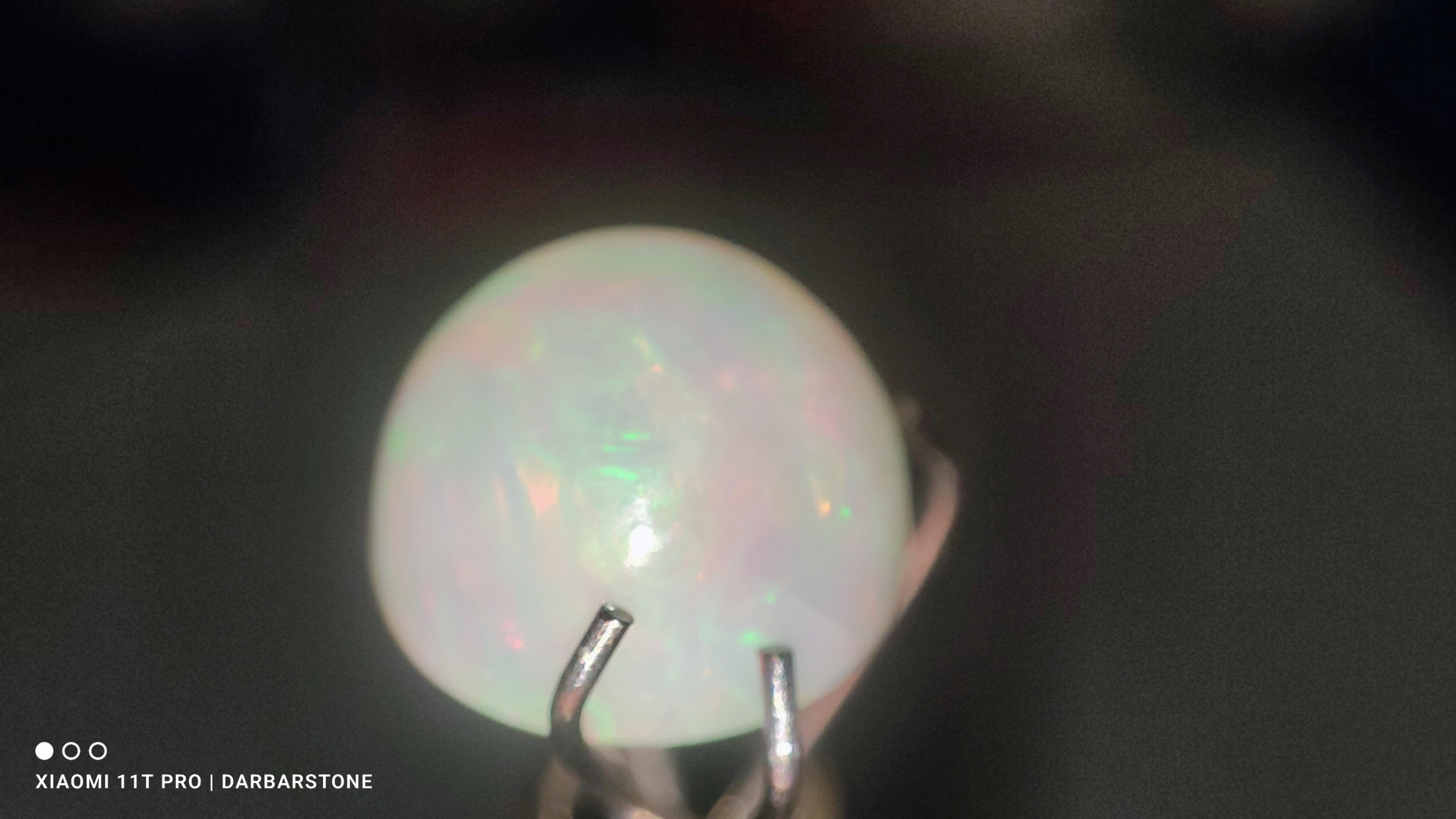 اوپال سفید اتیوپی معدنی