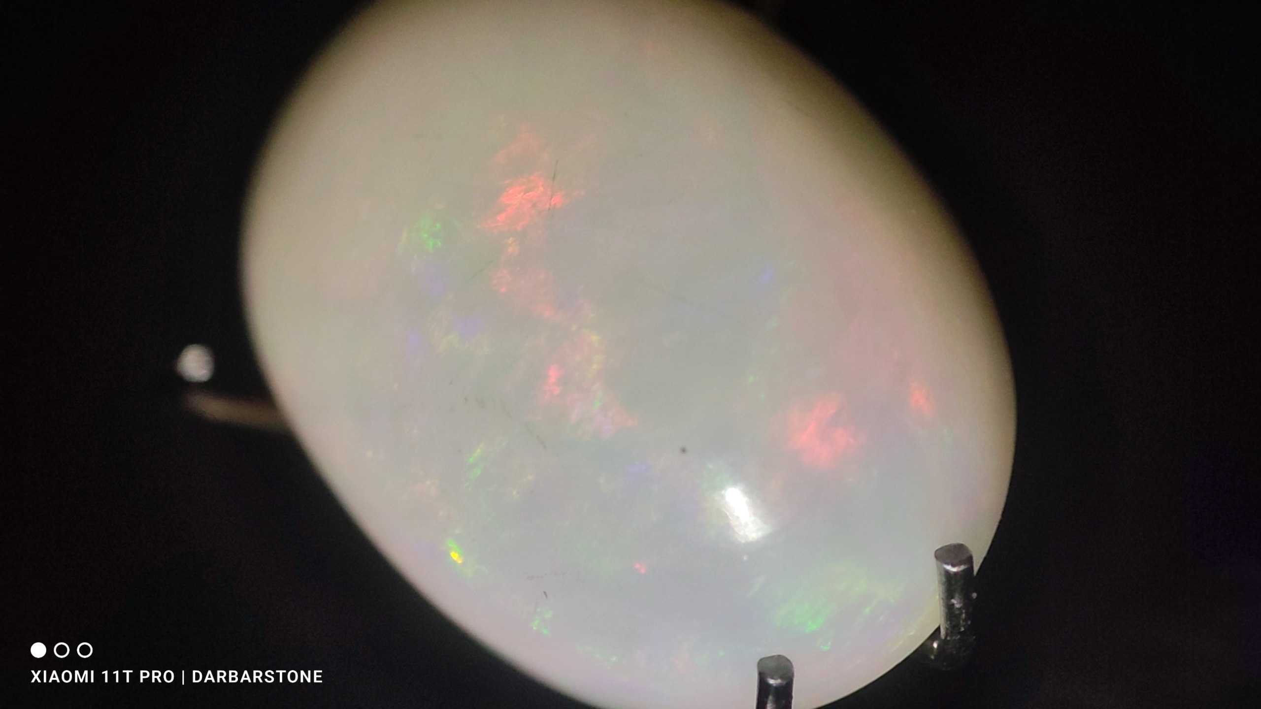 اوپال سفید اتیوپی معدنی