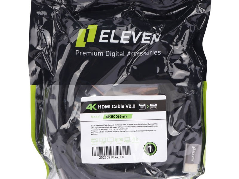 کابل Eleven HDMI V2.0 4K 1.7m شرینک