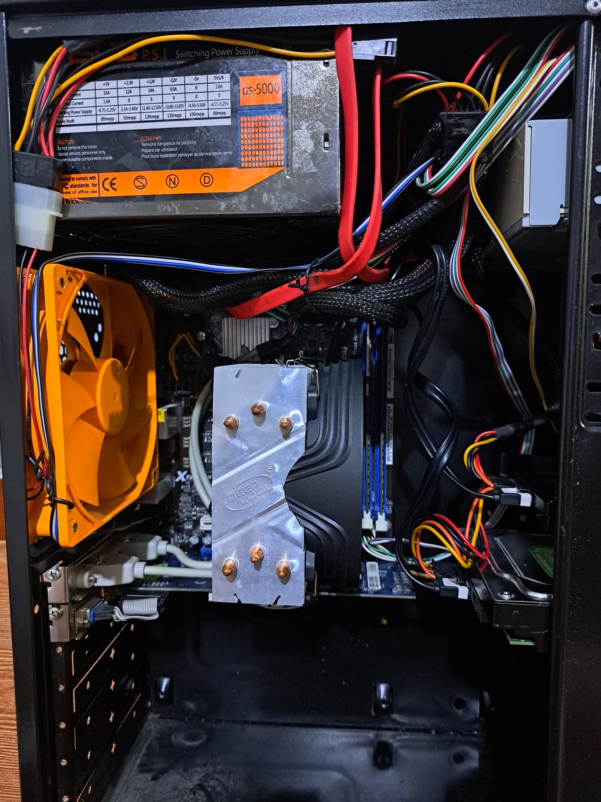کیس 1155 ازراک،i73770s،فن،ssd128،رم8