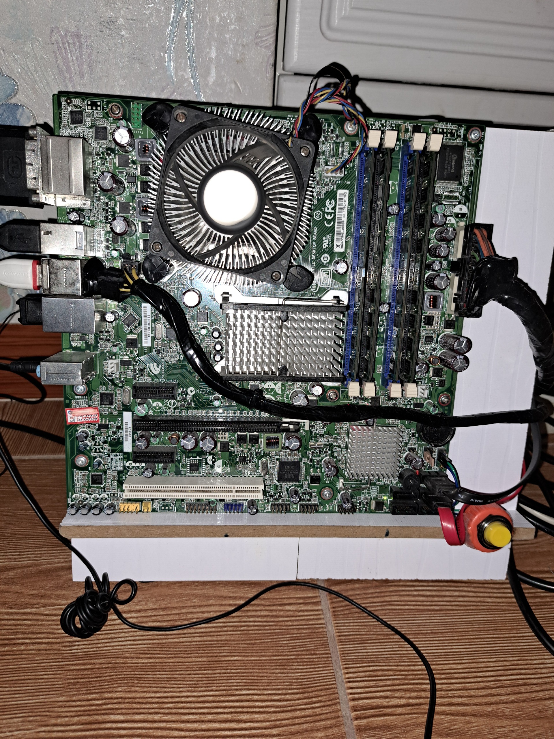 باندل مادربرد,q9400,8gig ddr2, پاور، ssd60