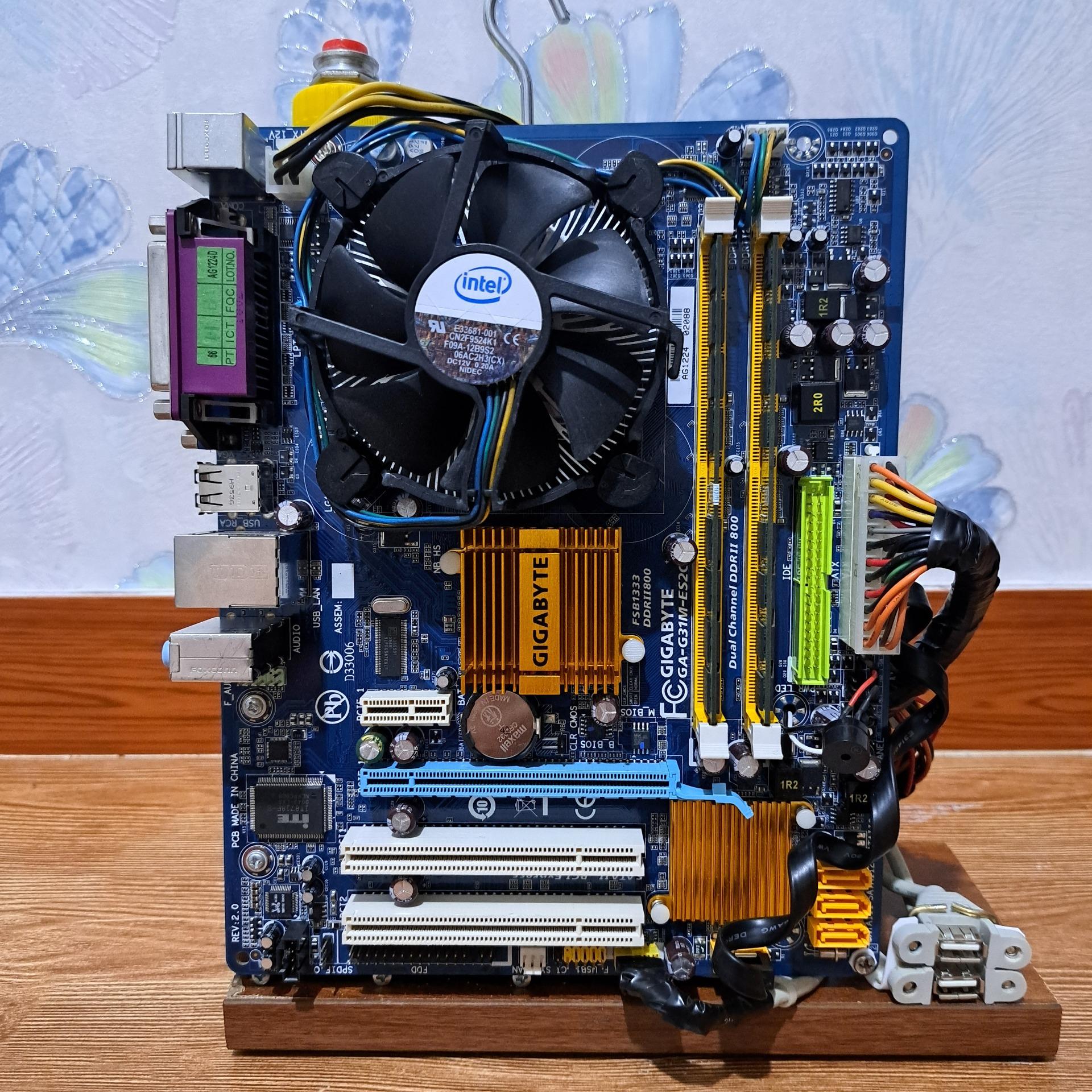 باندل آماده گیگا 775 آنبورد e5700 رم4 پاور ssd60