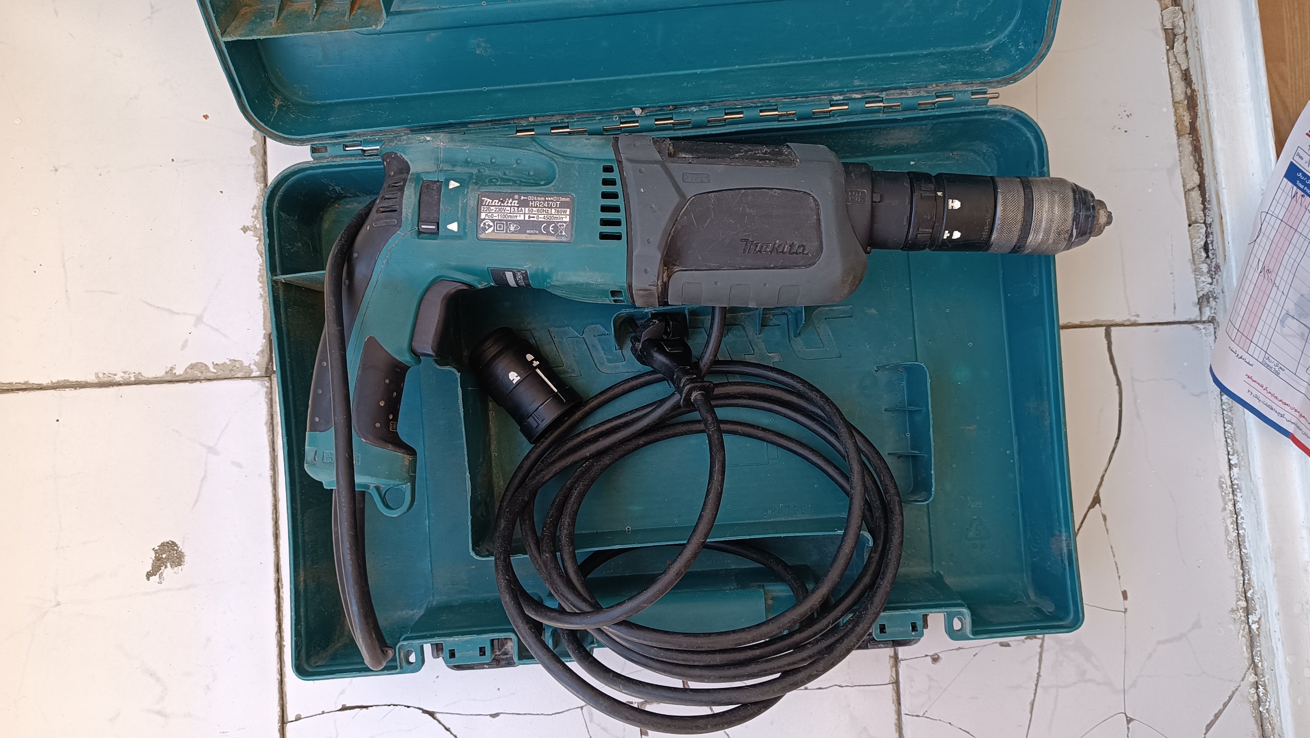 دریل ماکتا سه نظام تعویض شو مدلHR2470T