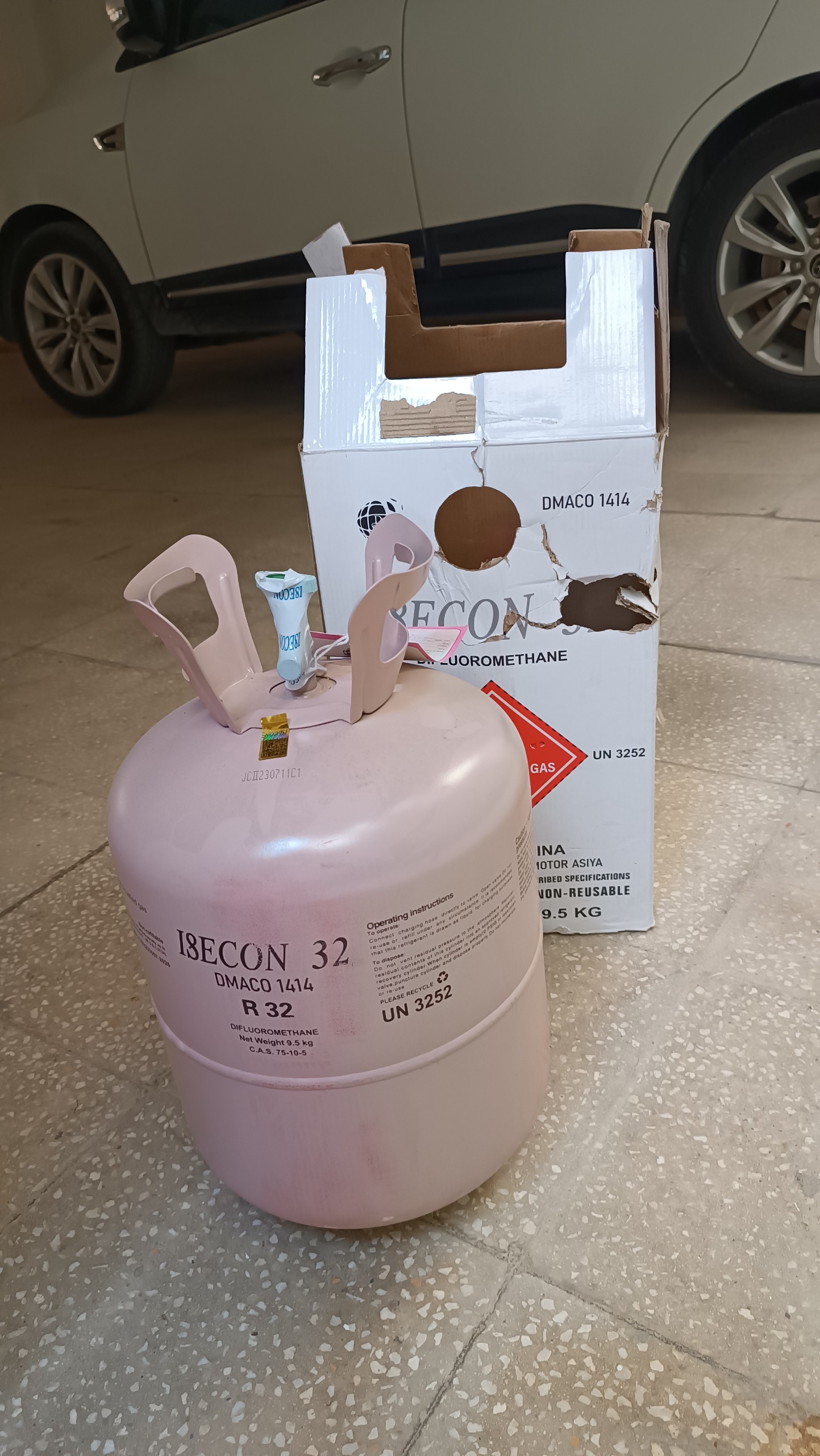 گاز مبرد 9 کیلویی   R32