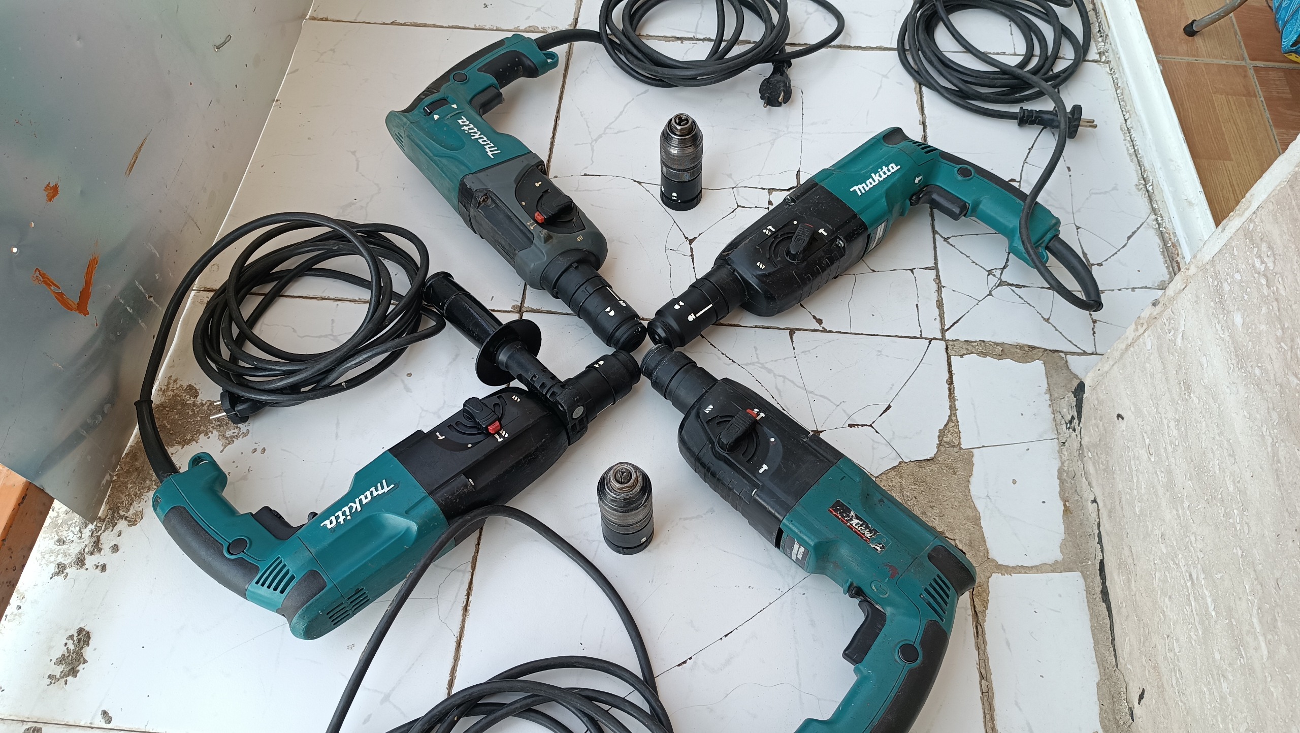 چهار عدد دریل ماکیتا اصلی