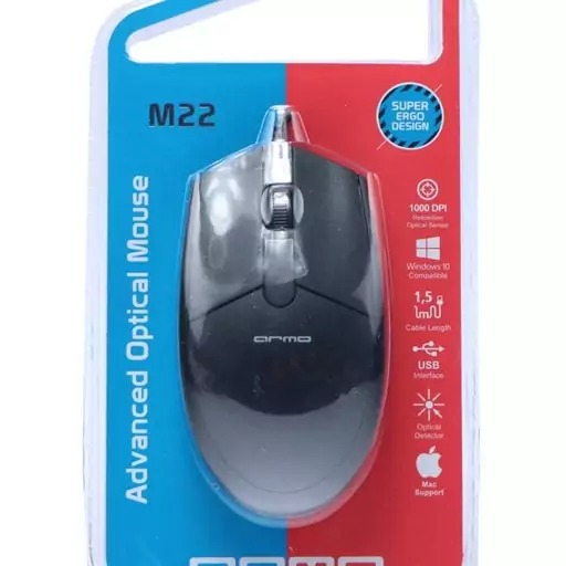 ماوس سیم دار ARMO M22 مشکی