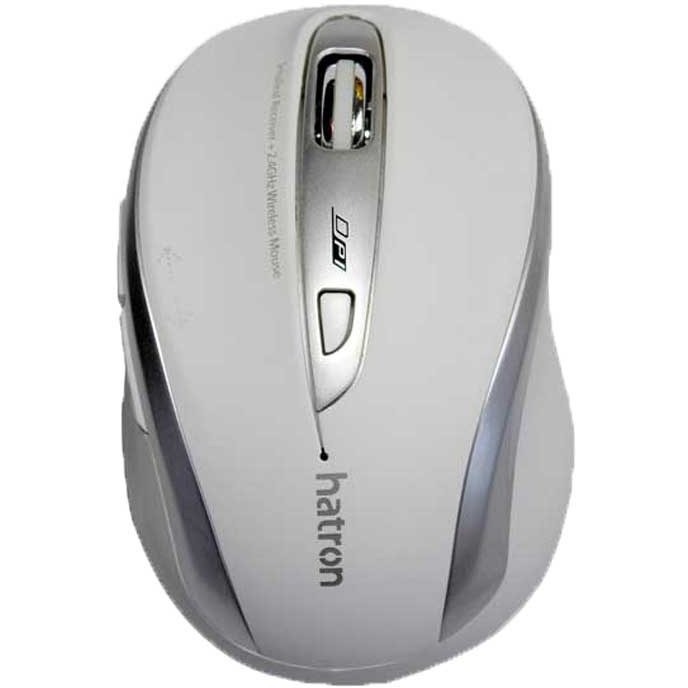 ماوس بی سیم هترون مدل HMW120SL سایلنت سفید