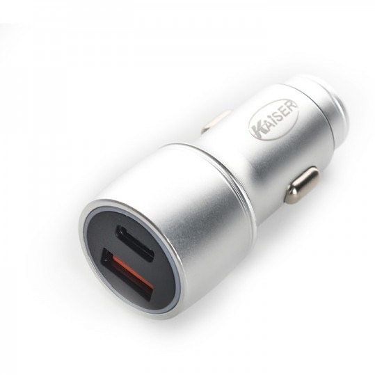 شارژر فندکی 38 وات دو پورت کایزر (KAISER) مدل K-33