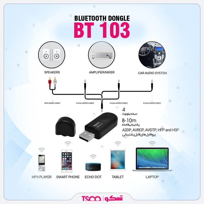 بلوتوث tsco bt103