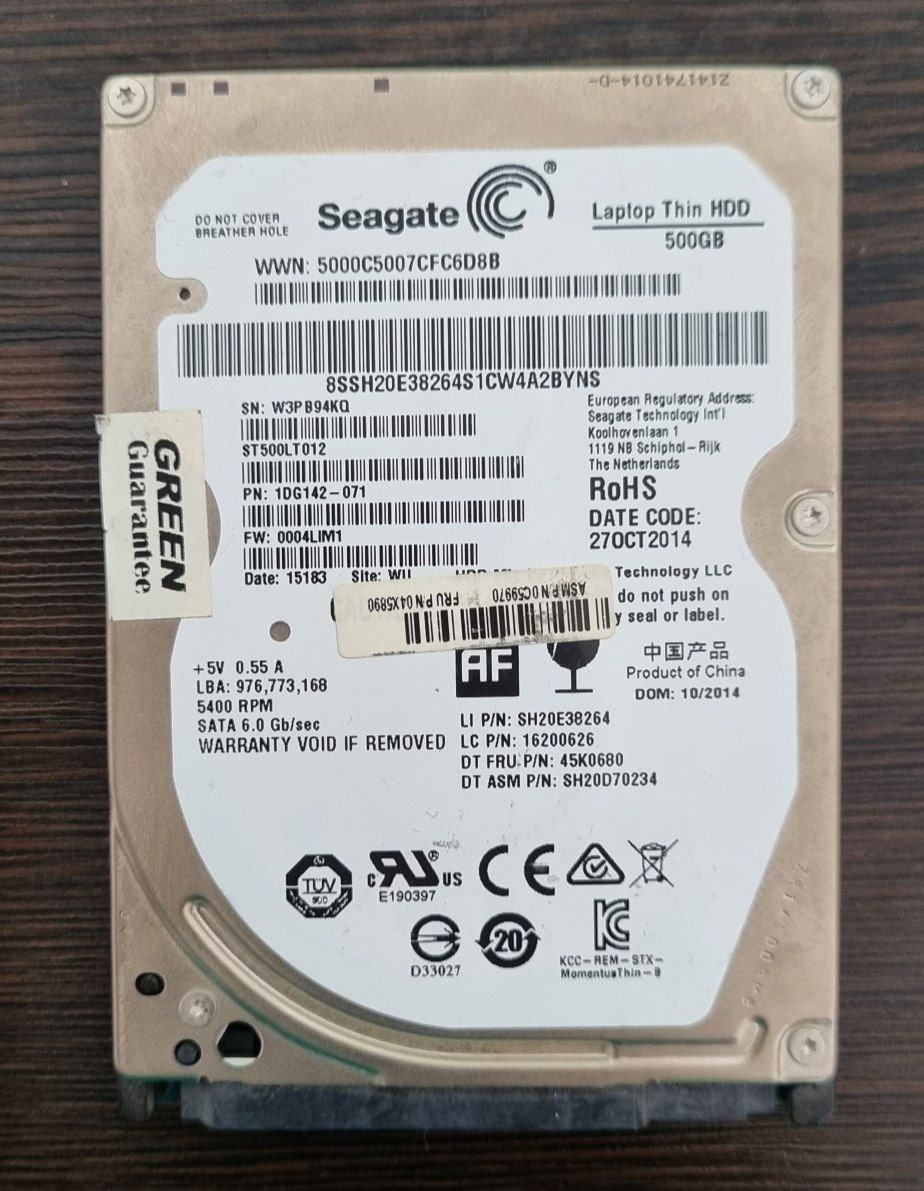 هارد لپ تاپ 500 GB Seagate