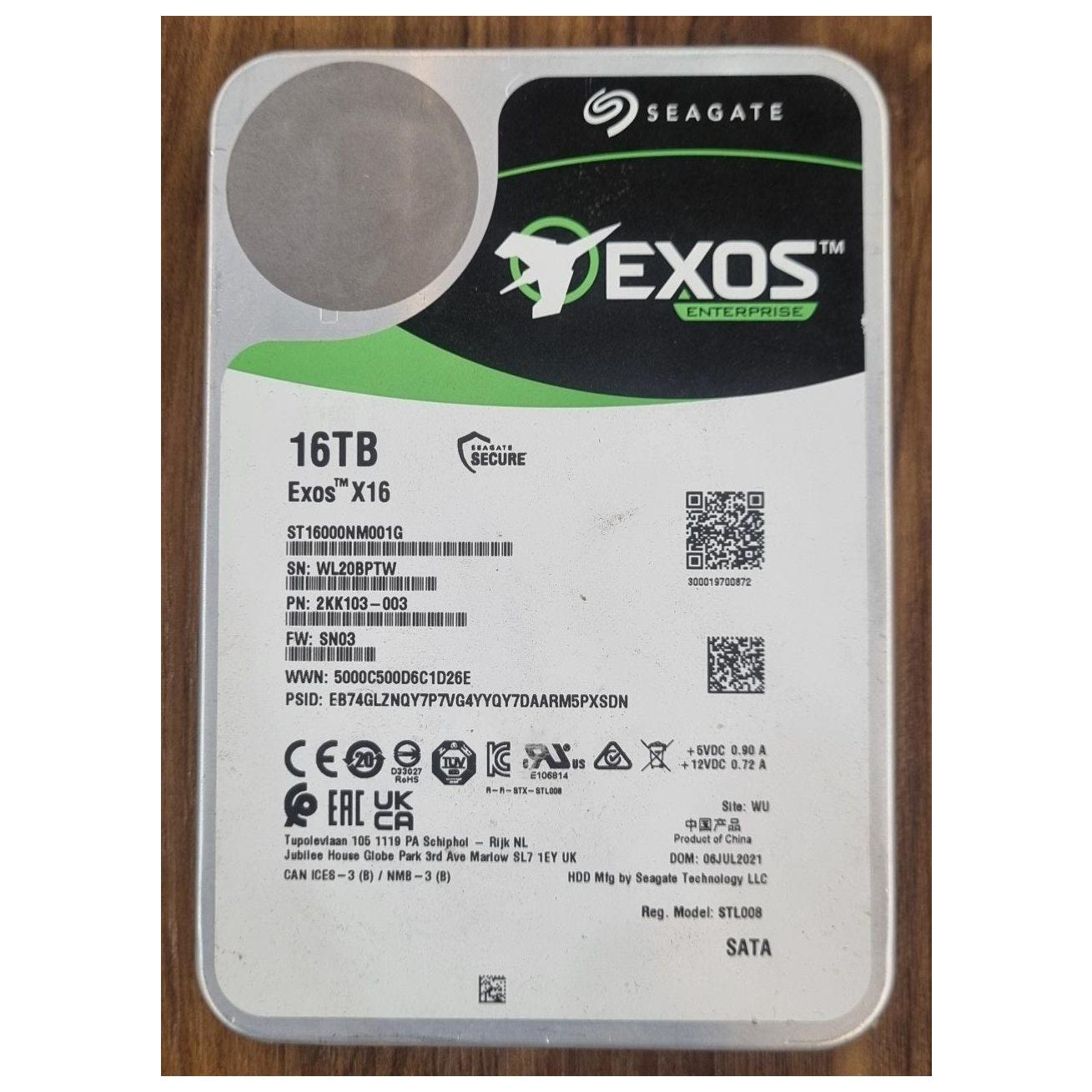 هارد Seagate Exos X16 16TB
