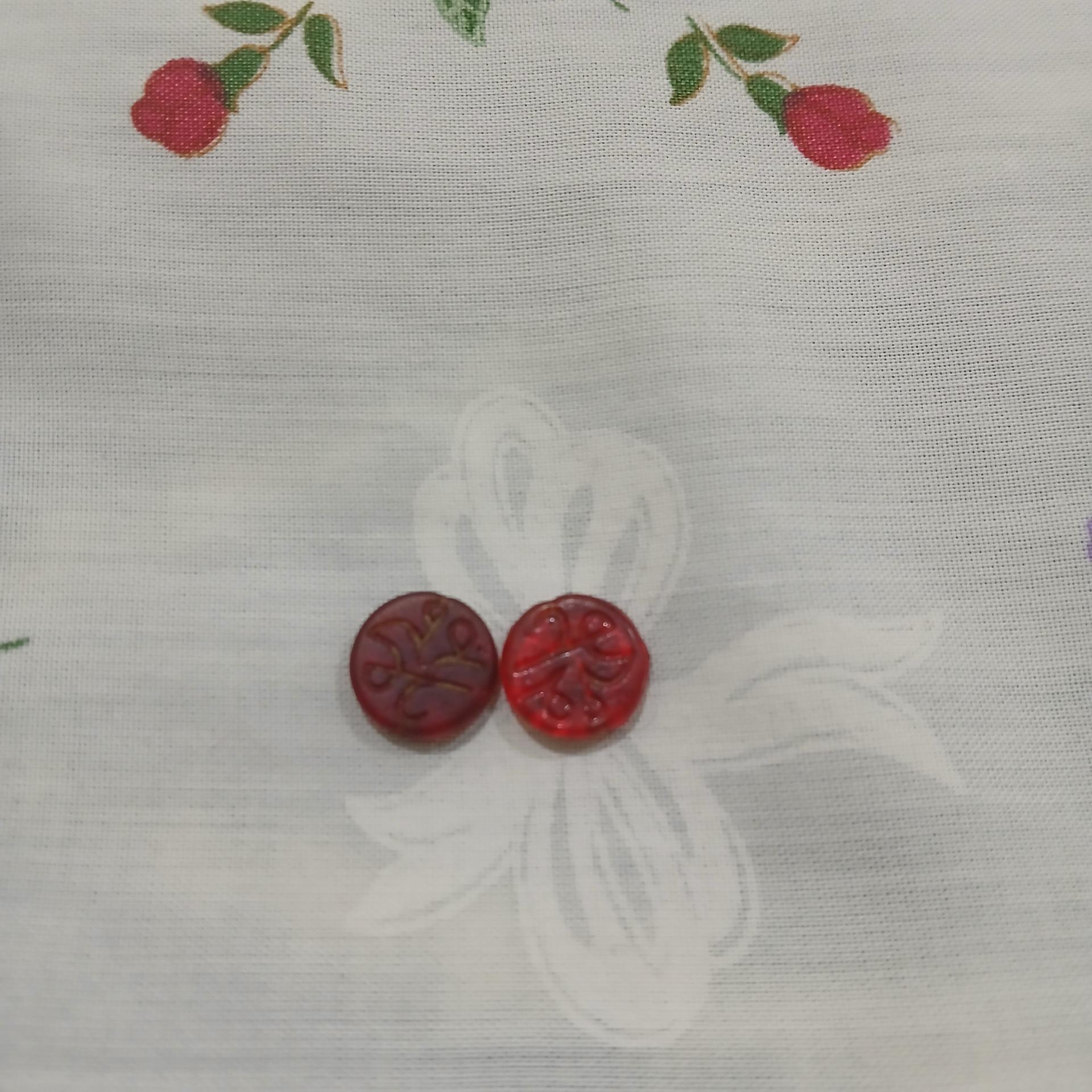 جفت مهره عقیق قدیمی