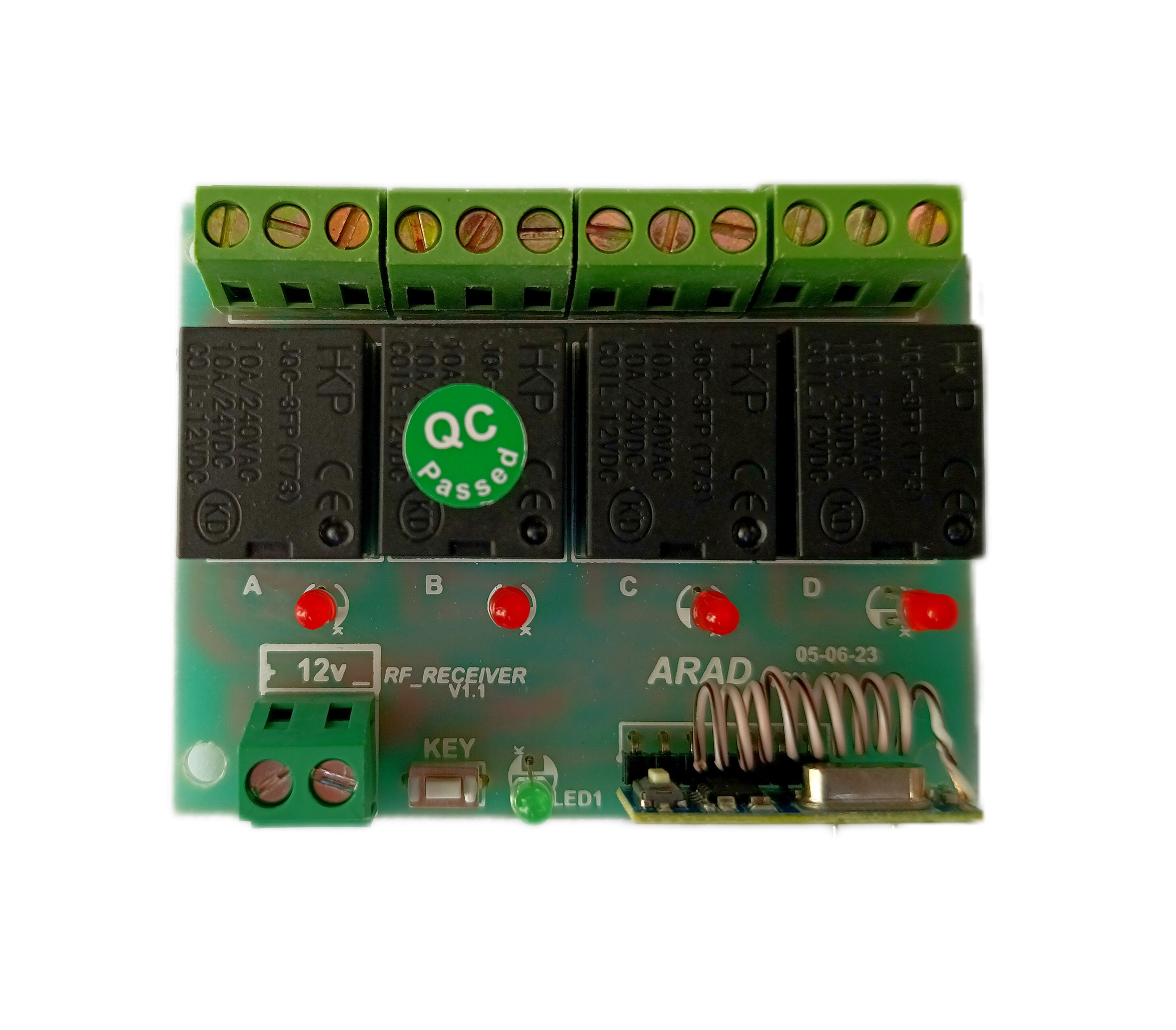 گیرنده 4کانال 12v