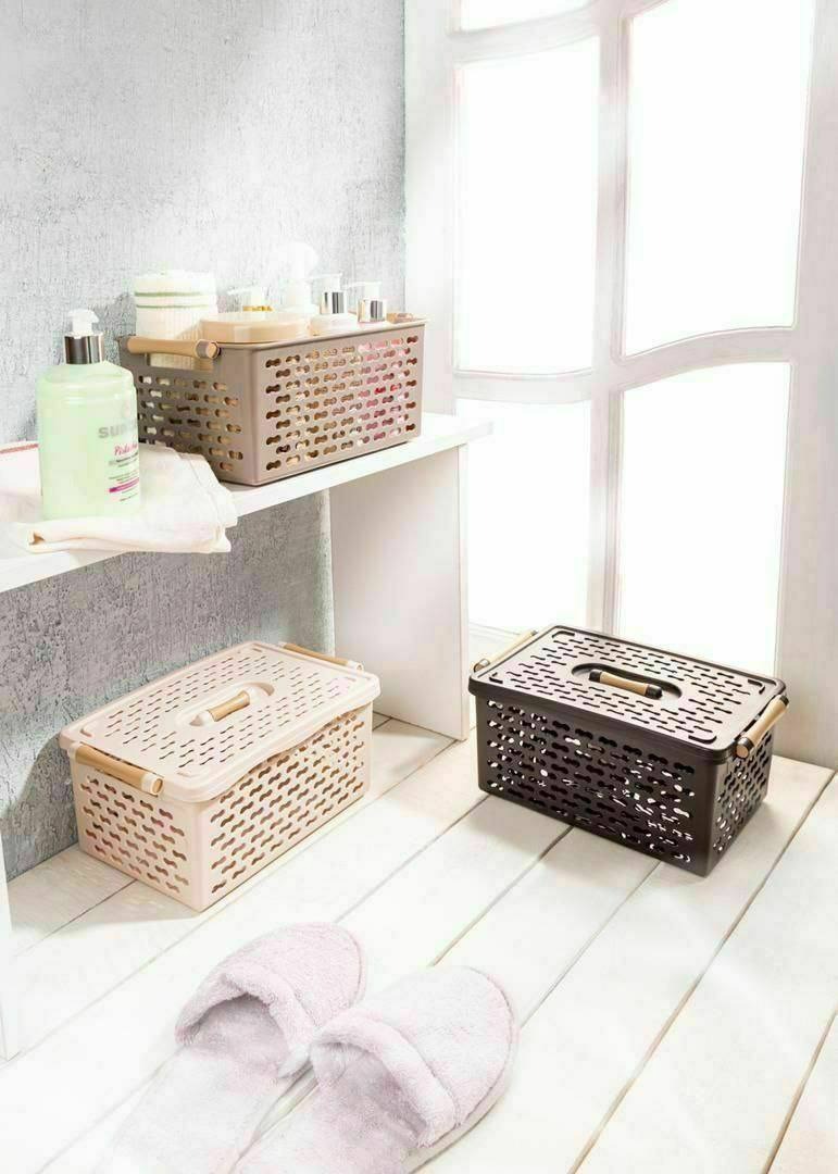سبد دربدار بهنیا دسته طرح چوب