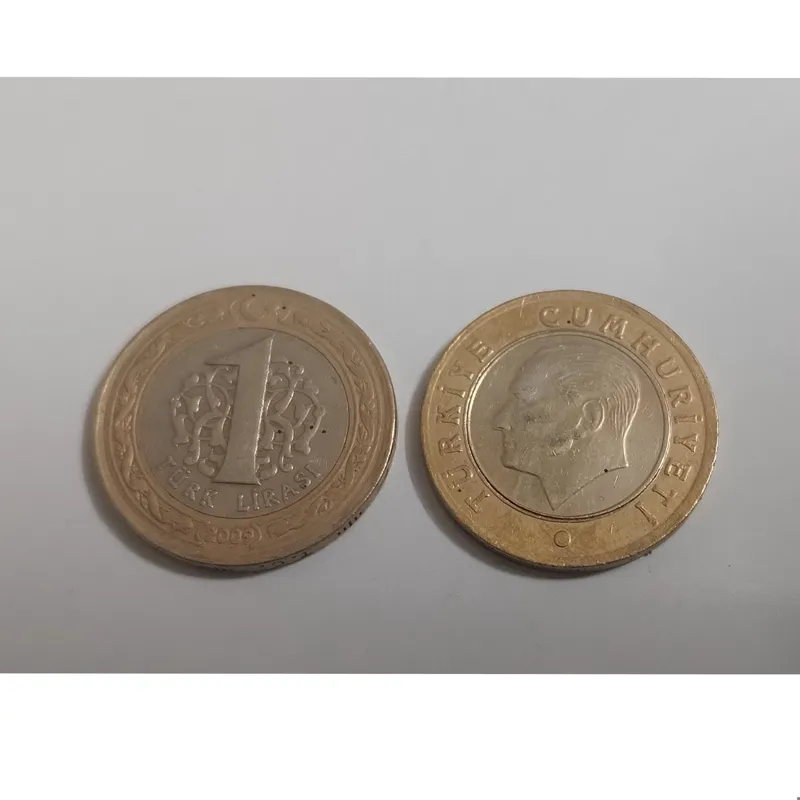 سکه 1 لیر بزرگ ترکیه