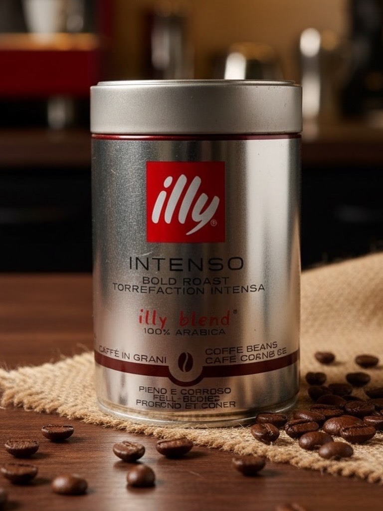 قوطی قهوه دانهای Illy اینتنسو 250 گرم