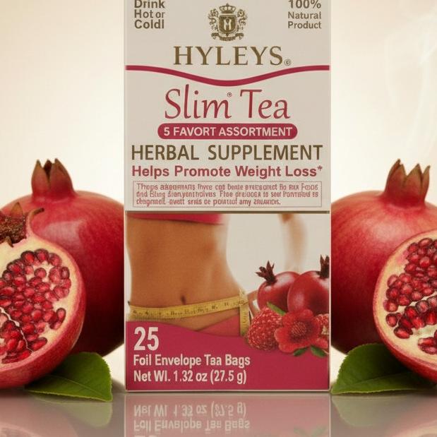 چای لاغری اسلیم تی طعم انار اصل