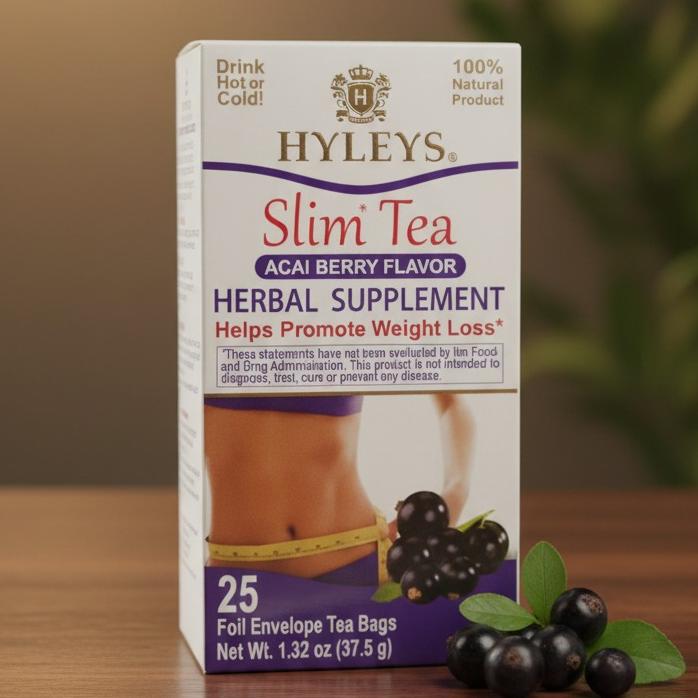 چای لاغری اسلیم تی طعم اکای بری اصل