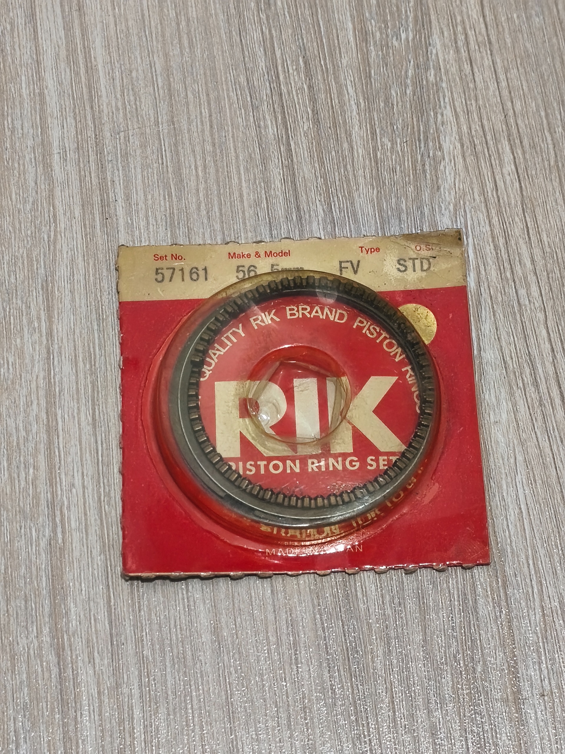 رینگ پیستون سایز صفر ریک