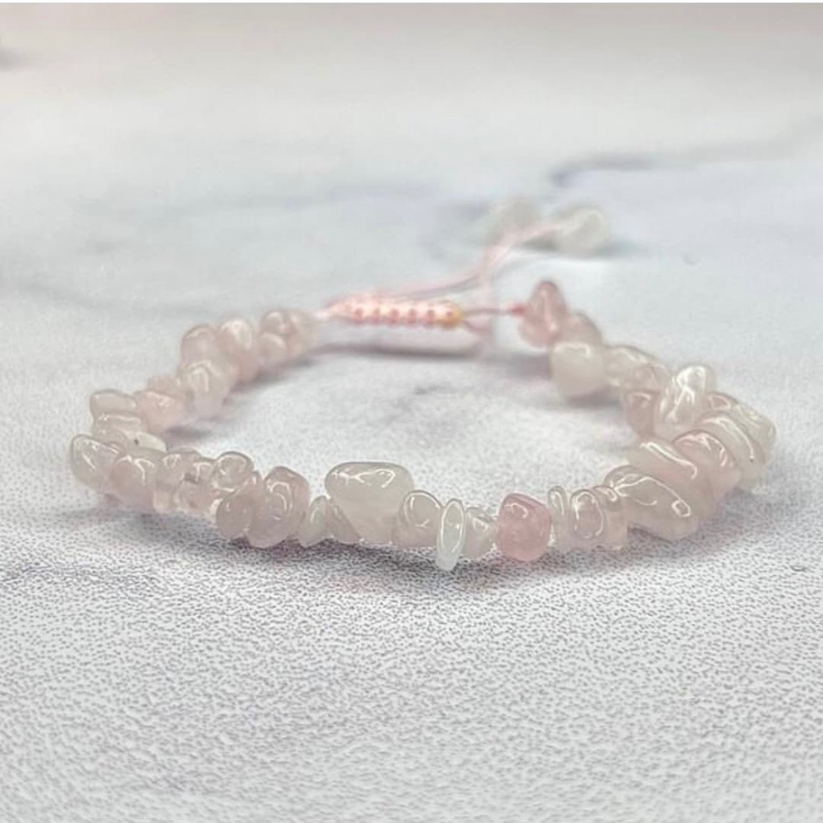 دستبند رز کوارتز
