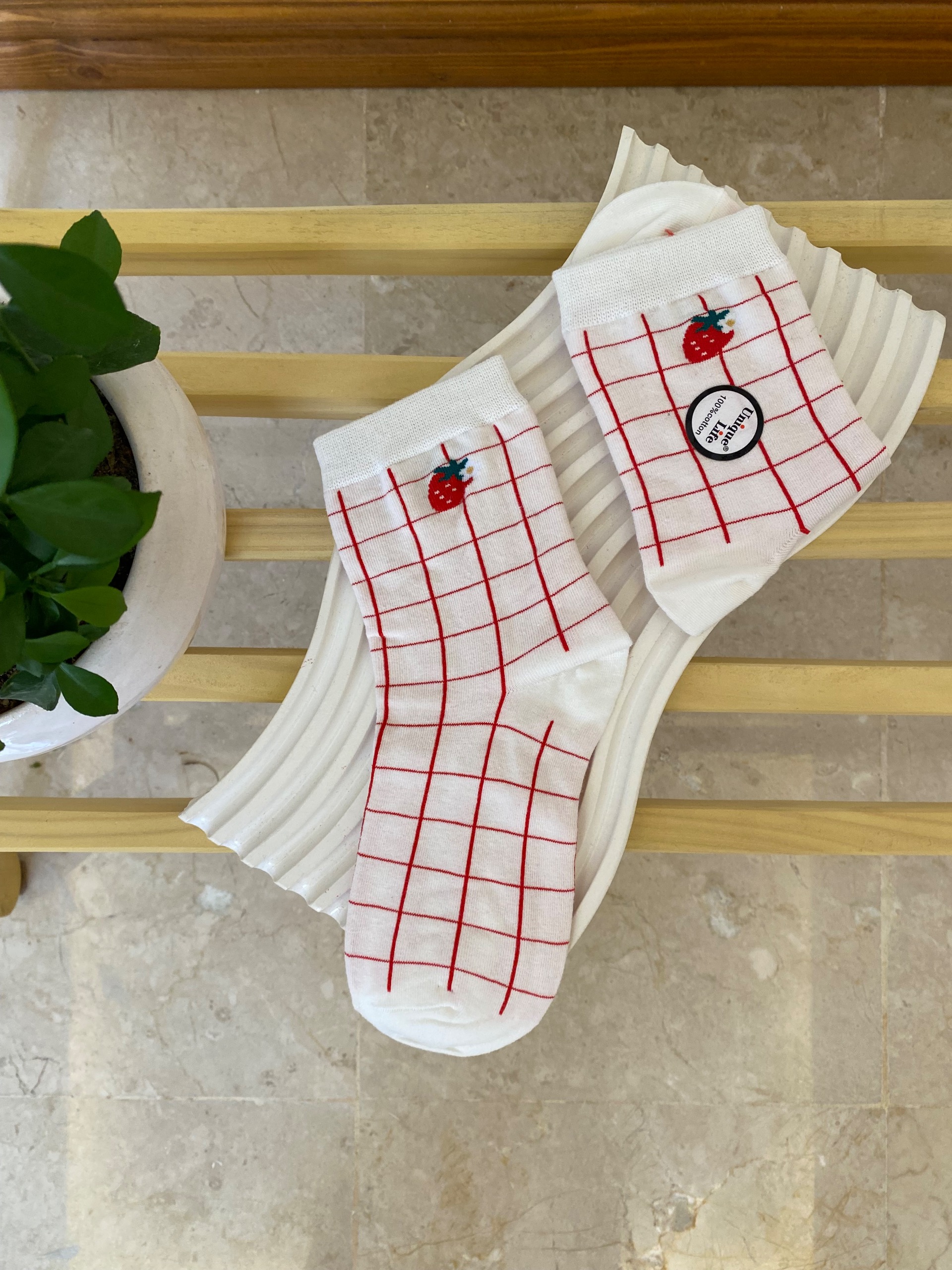 جوراب نیم ساق طرحدار