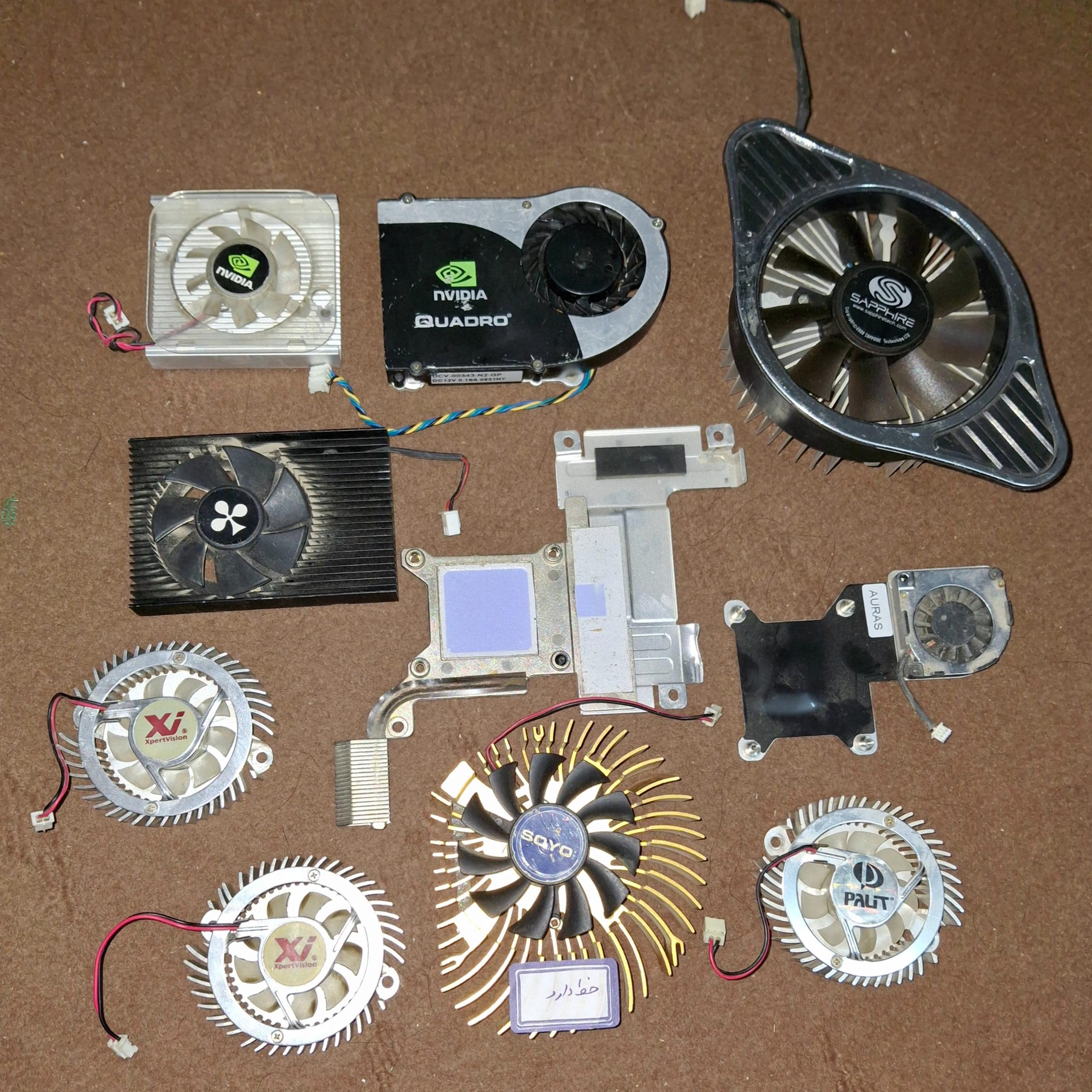 هیت سینک با فن (مدل های قدیمی)