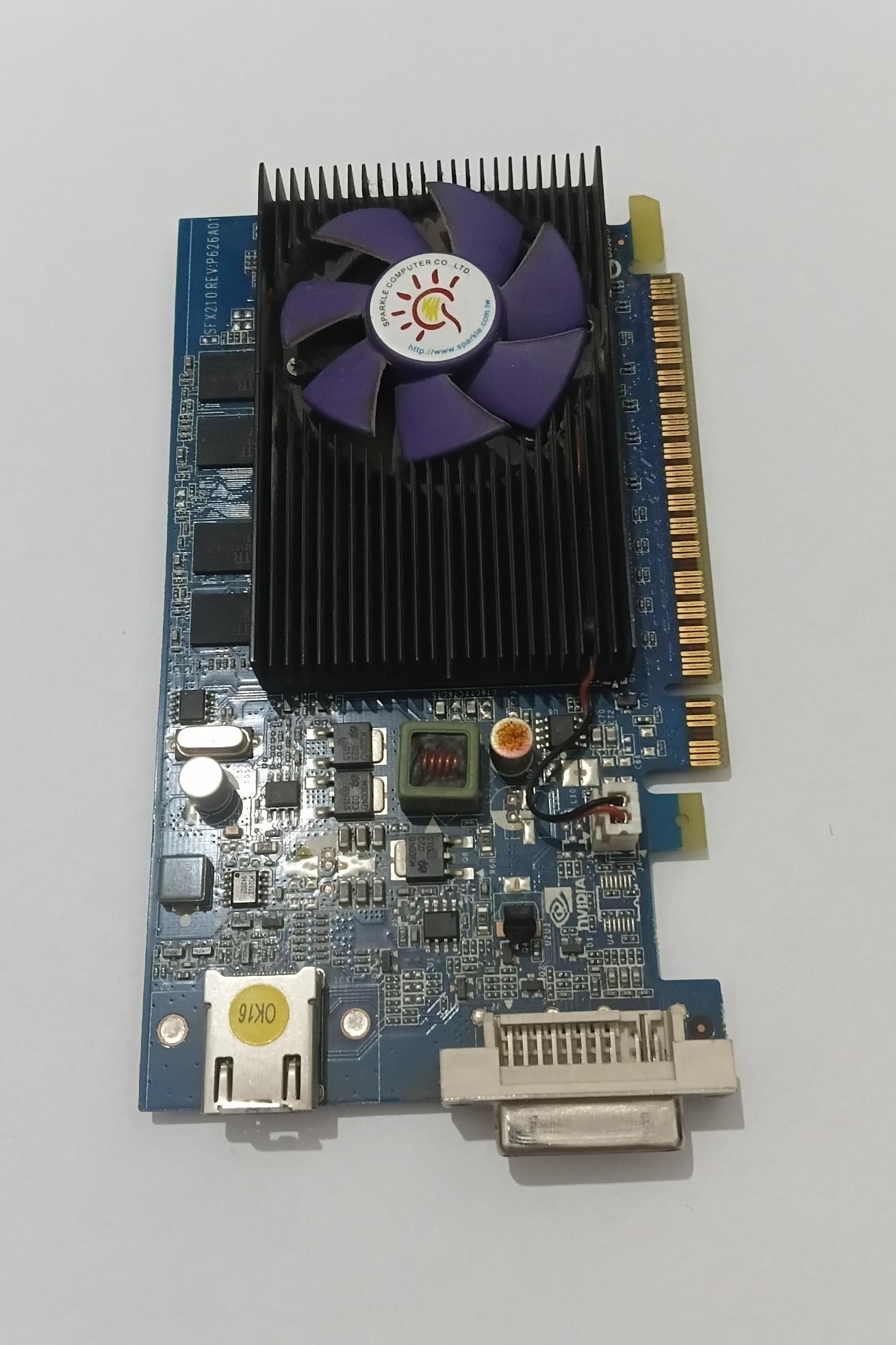 کارت گرافیک 1 گیگابایت Sparkle GeForce 210 DDR2