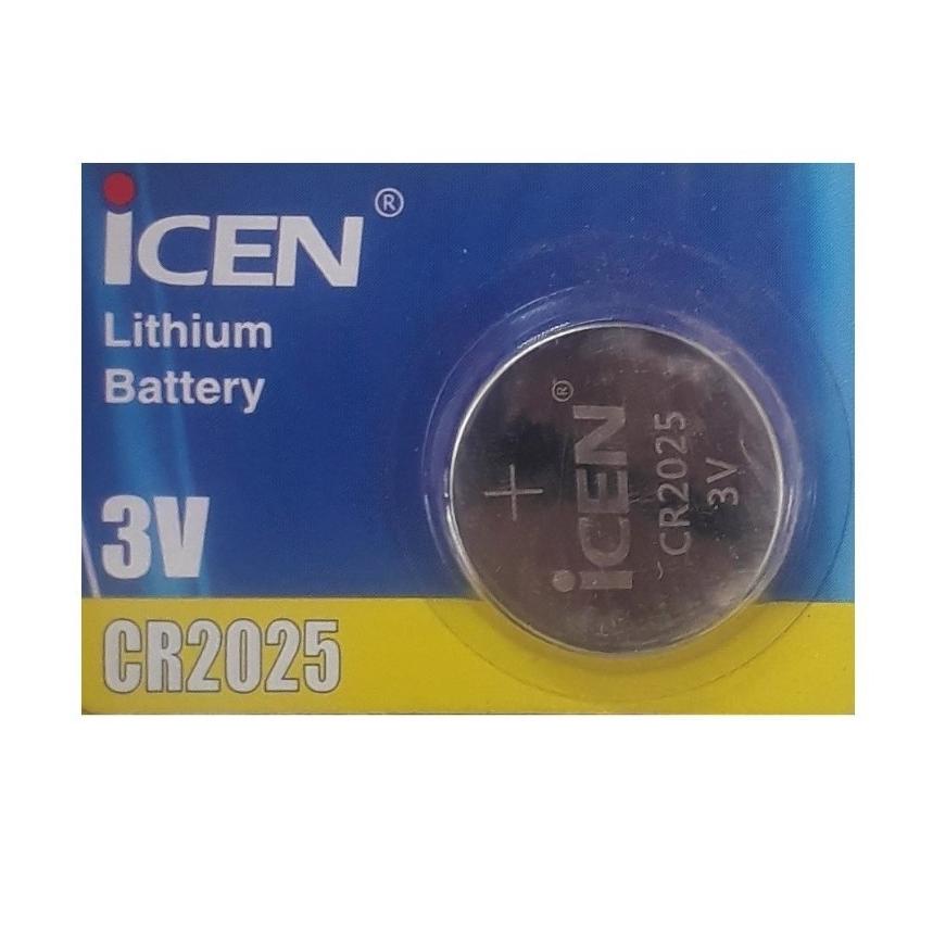 باتری سکه ای CR 2025 مارک ICEN بسته 1 عددی