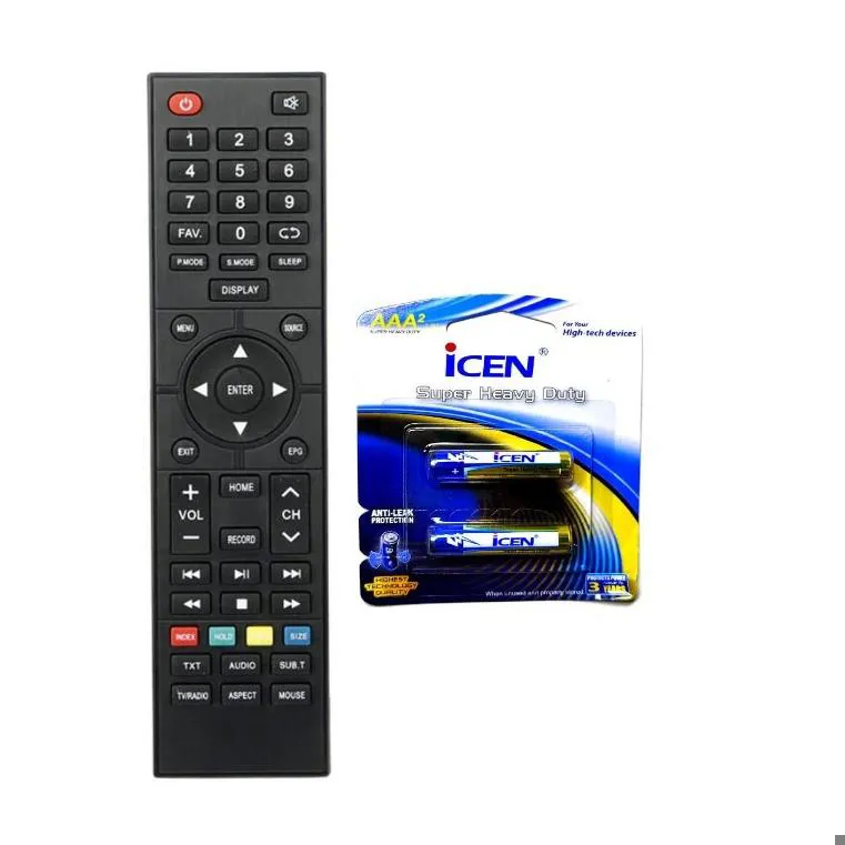 کنترل تلویزیون آیوا Aiwa مدل 4305 به همراه باتری